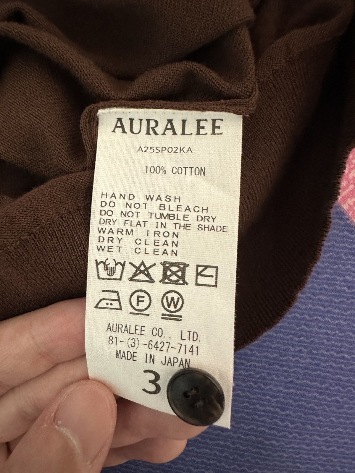 Auralee SUPER HIGH GAUGE COTTON KNIT POLO Size US S / EU 44-46 / 1 - 5 Thumbnail