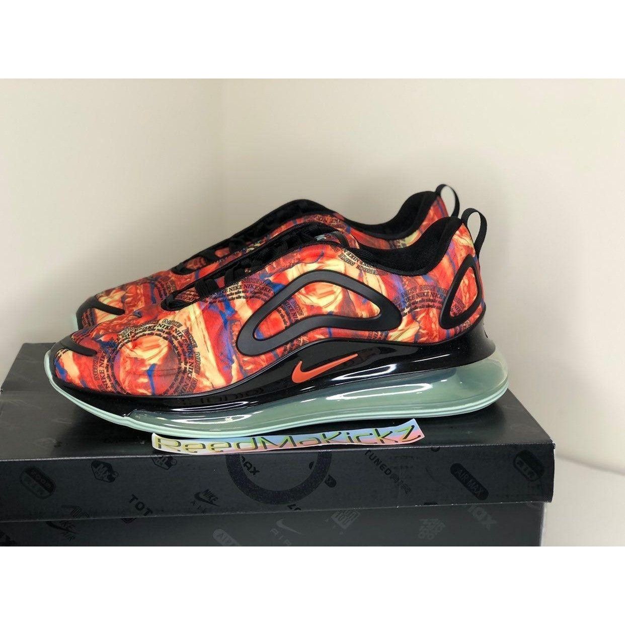 image of Nike Air Max 720 Multicolor Orange Mens 8.5Us Shoes