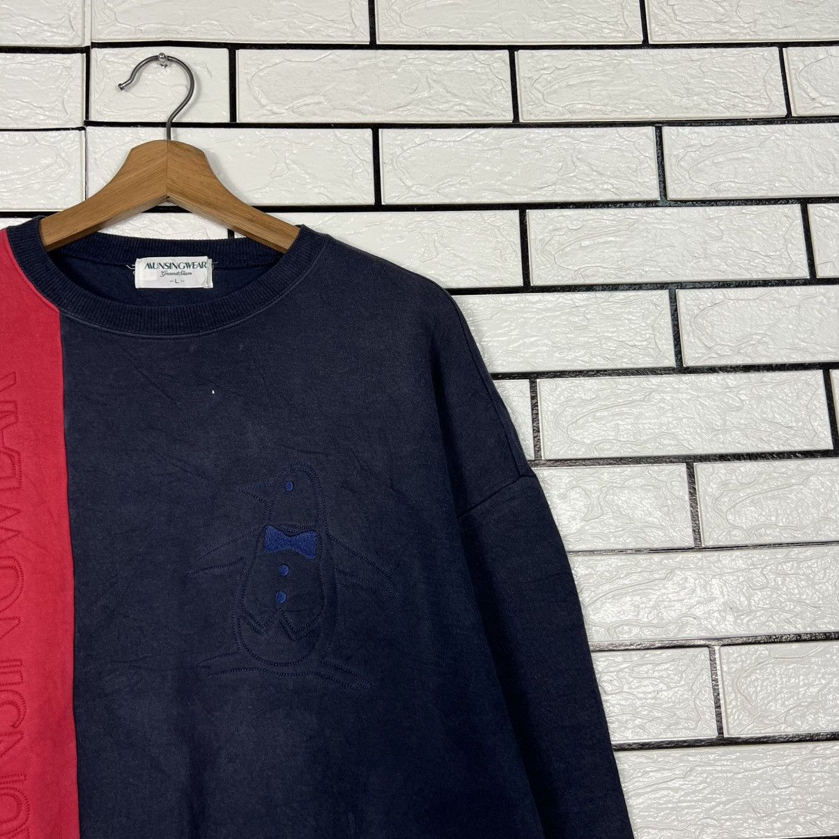 Japanese Brand MUNSINGWEAR Embroidered Big Logo Sweatshirt #4246-C193 Size US L / EU 52-54 / 3 - 4 Thumbnail