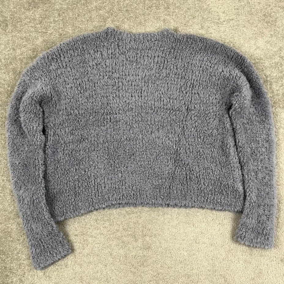 Eileen Fisher Eileen Fisher Sweater Womens Small Oversized Blue Knit Lounge Shirt Size S / US 4 / IT 40 - 6 Thumbnail