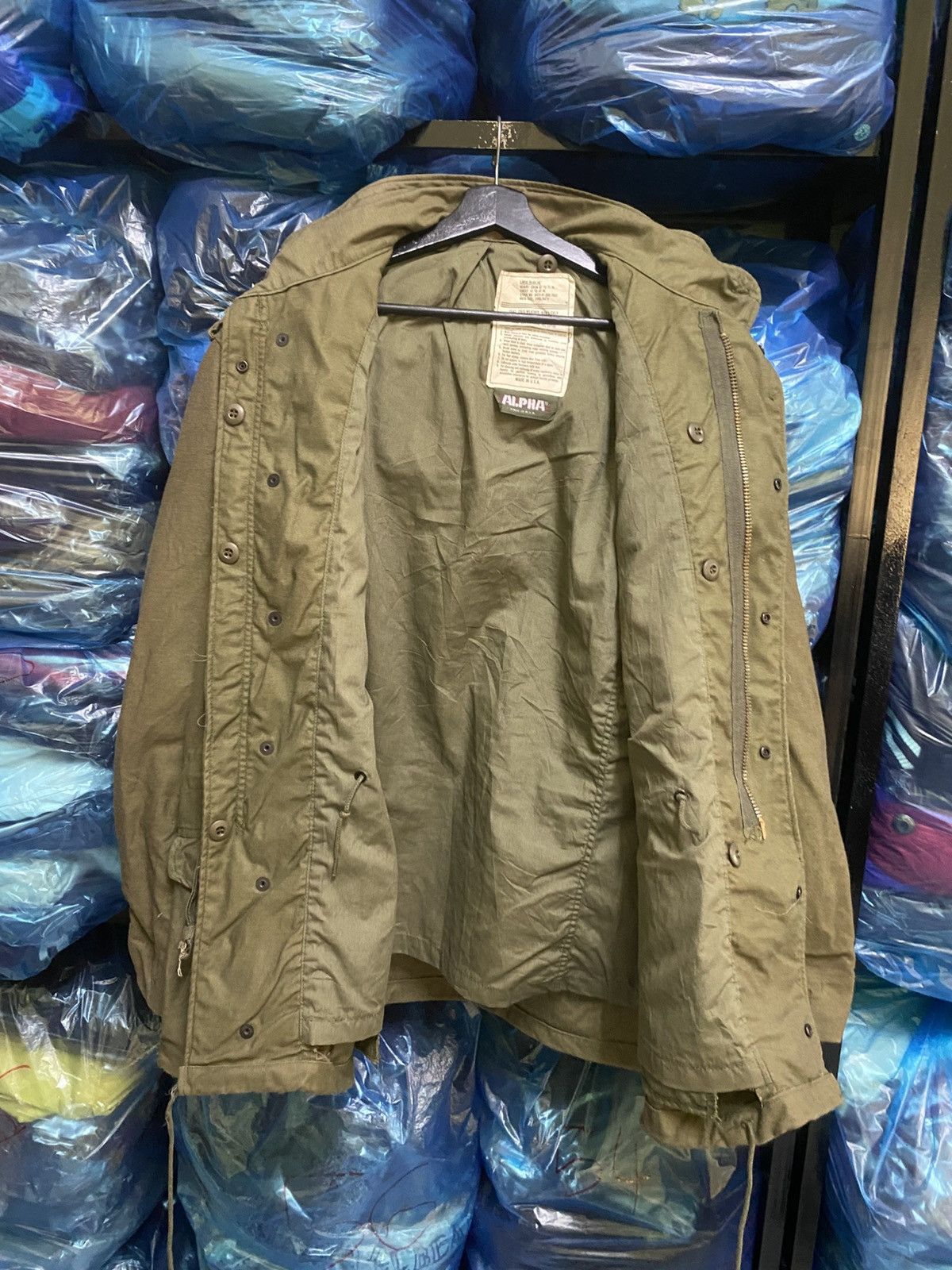 Alpha Industries Vintage Alpha Industries M-65 Field Jacket OG-107 Green Size US L / EU 52-54 / 3 - 8 Thumbnail