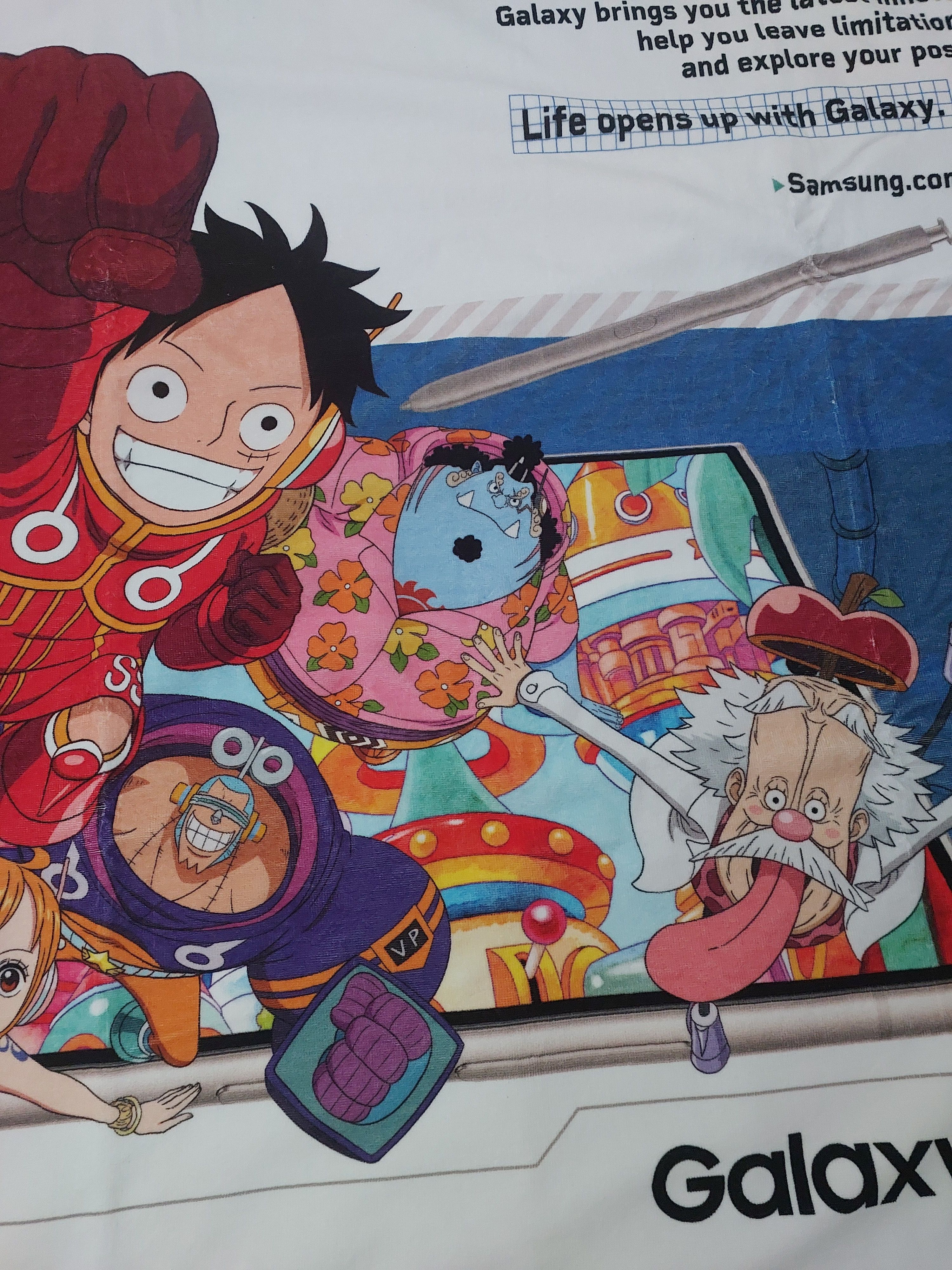 Anime ONE PIECE X SAMSUNG GALAXY AI DISPLAY BIG TOWEL Size ONE SIZE - 7 Thumbnail