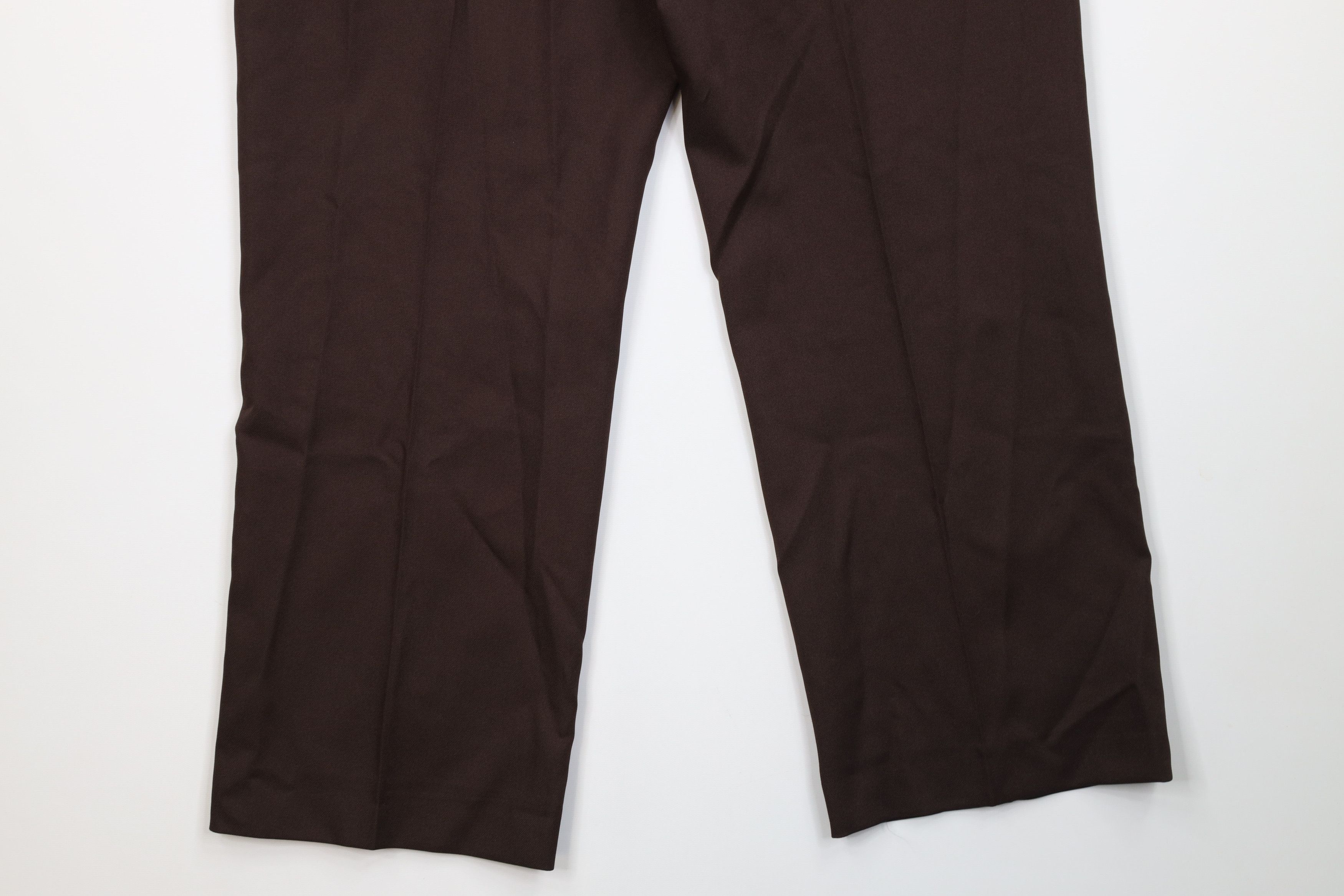 Vintage Vintage 90s Streetwear Flared Wide Leg Chino Pants Brown Size US 38 / EU 54 - 11 Thumbnail