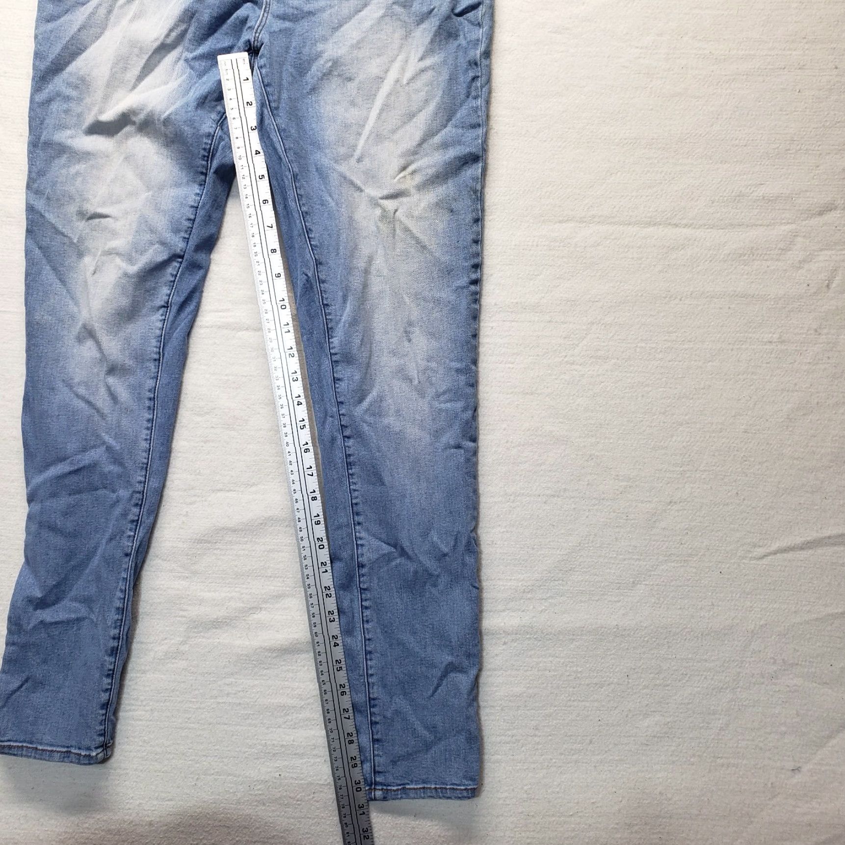 Denime Simply Noelle Jeans Skinny Pants Adult Women's Size 12 Blue Denim Stretch Regular Size 34" / US 12 / IT 48 - 6 Thumbnail