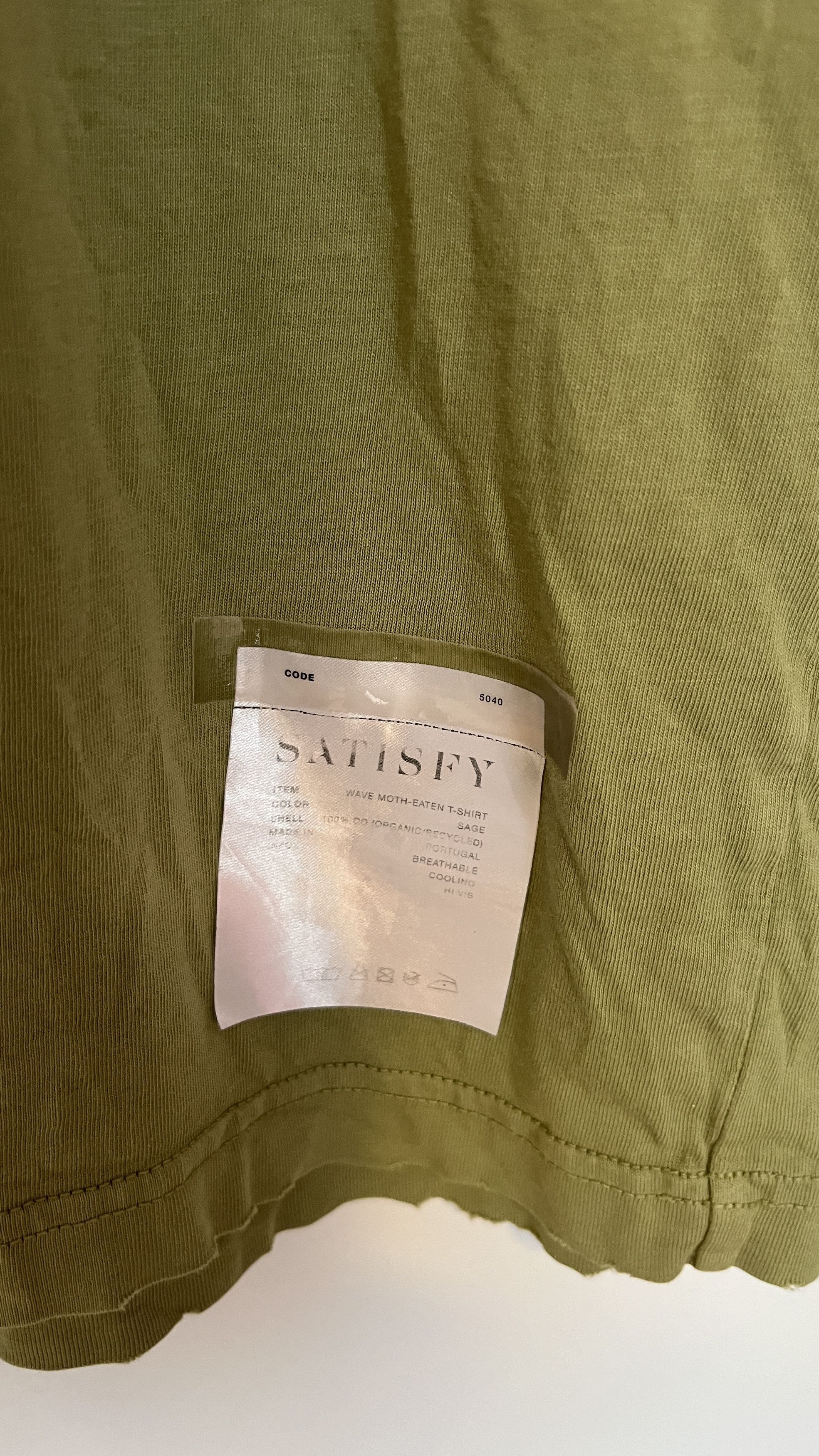 Satisfy Satisfy Running MothTech Tee OG Green Large 🌊 Size US L / EU 52-54 / 3 - 2 Thumbnail