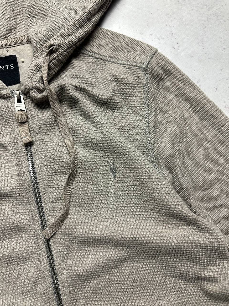 Allsaints × Vintage Vintage Allsaints Waffle Zip Hoodie S Size US S / EU 44-46 / 1 - 3 Thumbnail