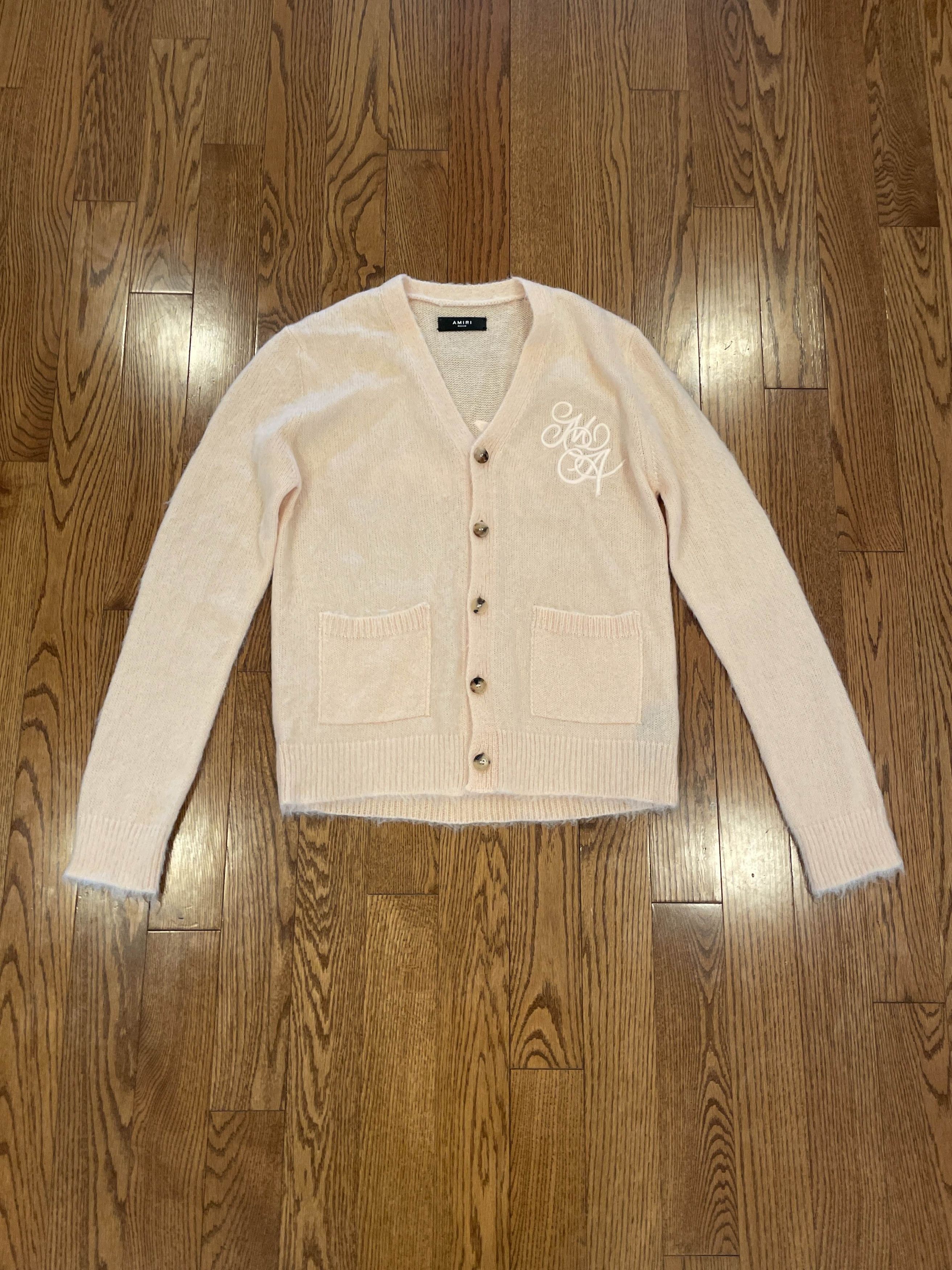 Amiri AMIRI Pink MA Swirl Cardigan Size M / US 6-8 / IT 42-44 - 1 Thumbnail