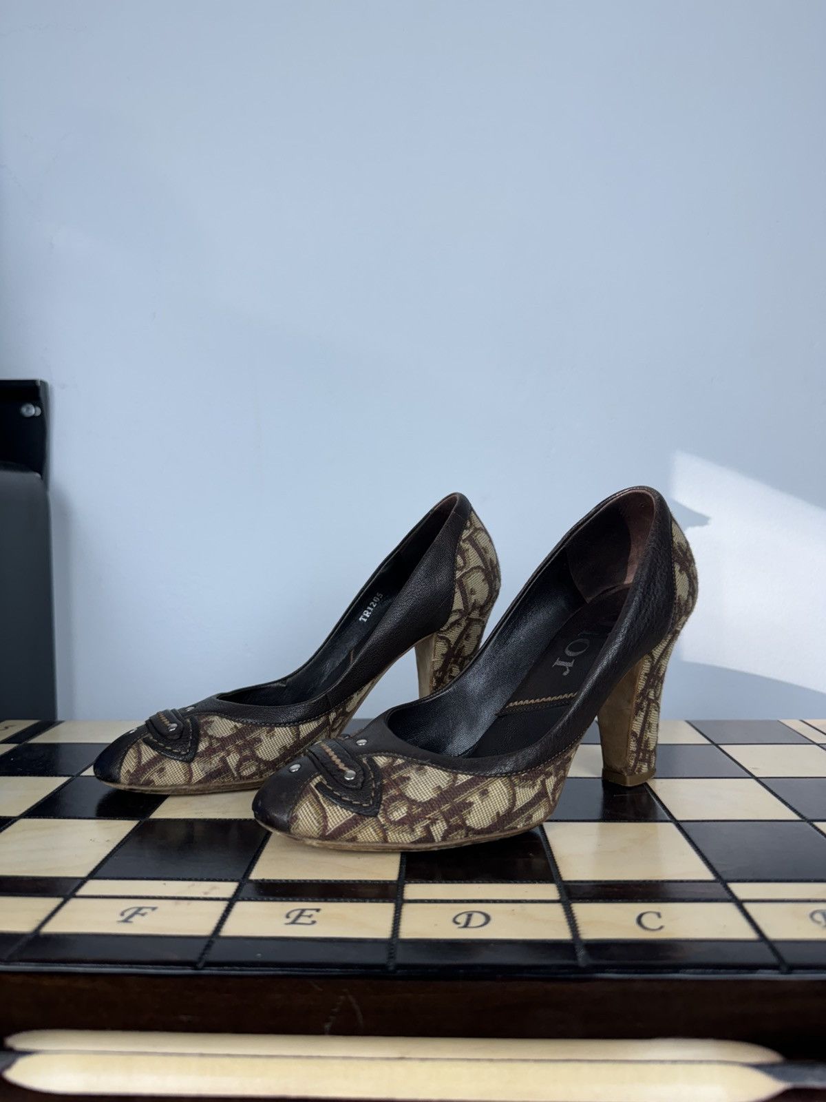 Dior Christian Dior monogram y2k heel boots original luxury item Size US 5.5 / IT 35.5 - 4 Thumbnail