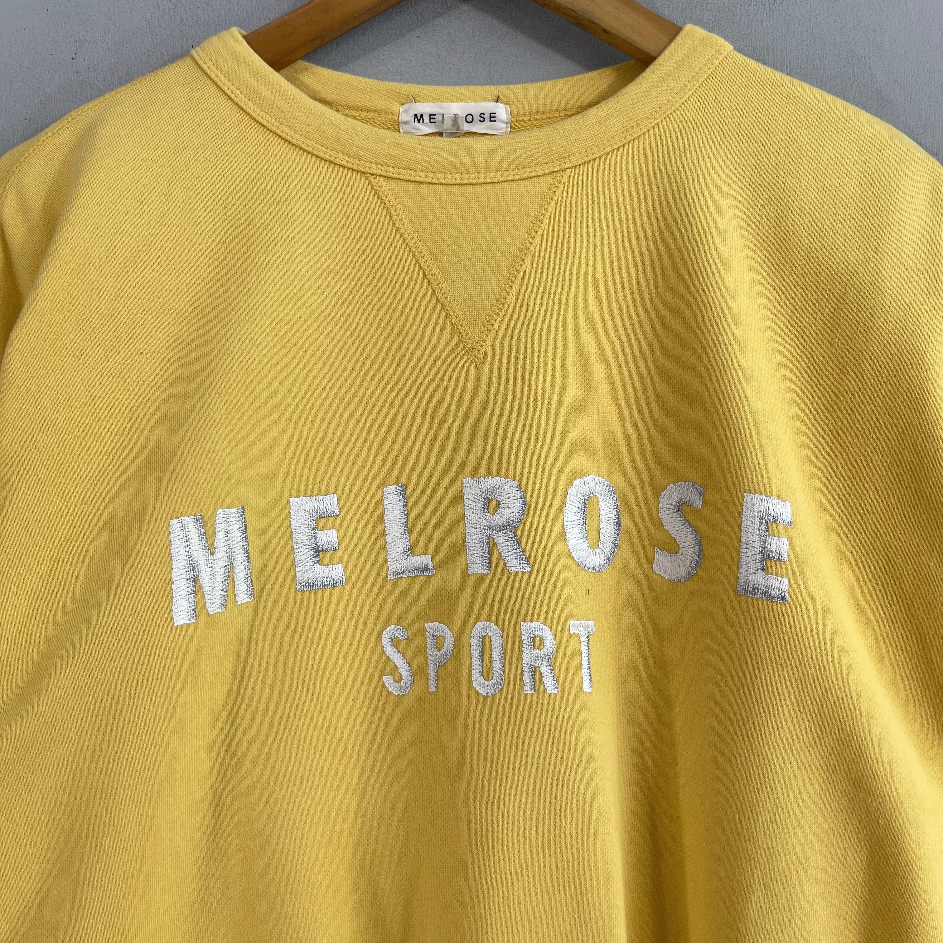 Japanese Brand × Melrose × Vintage Vintage MELROSE Sport Spellout Sweatshirt Crewneck Size US M / EU 48-50 / 2 - 2 Thumbnail