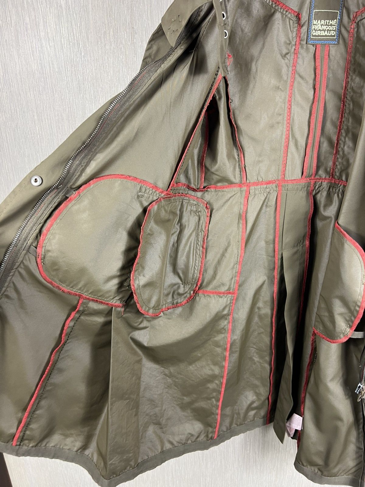 Marithe + Francois Girbaud Marithe+ Francois Girbaud parka long coat jacket avant garde Size XS / US 0-2 / IT 36-38 - 17 Thumbnail