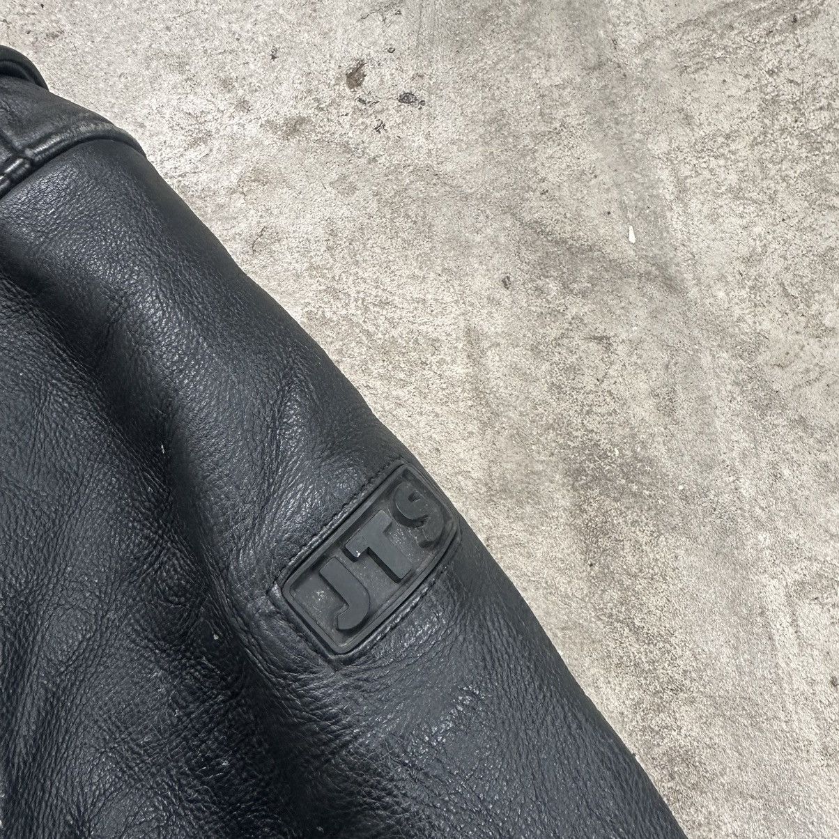Genuine Leather Vintage Leather moto biker Jacket y2k jacket Size US XXL / EU 58 / 5 - 9 Thumbnail