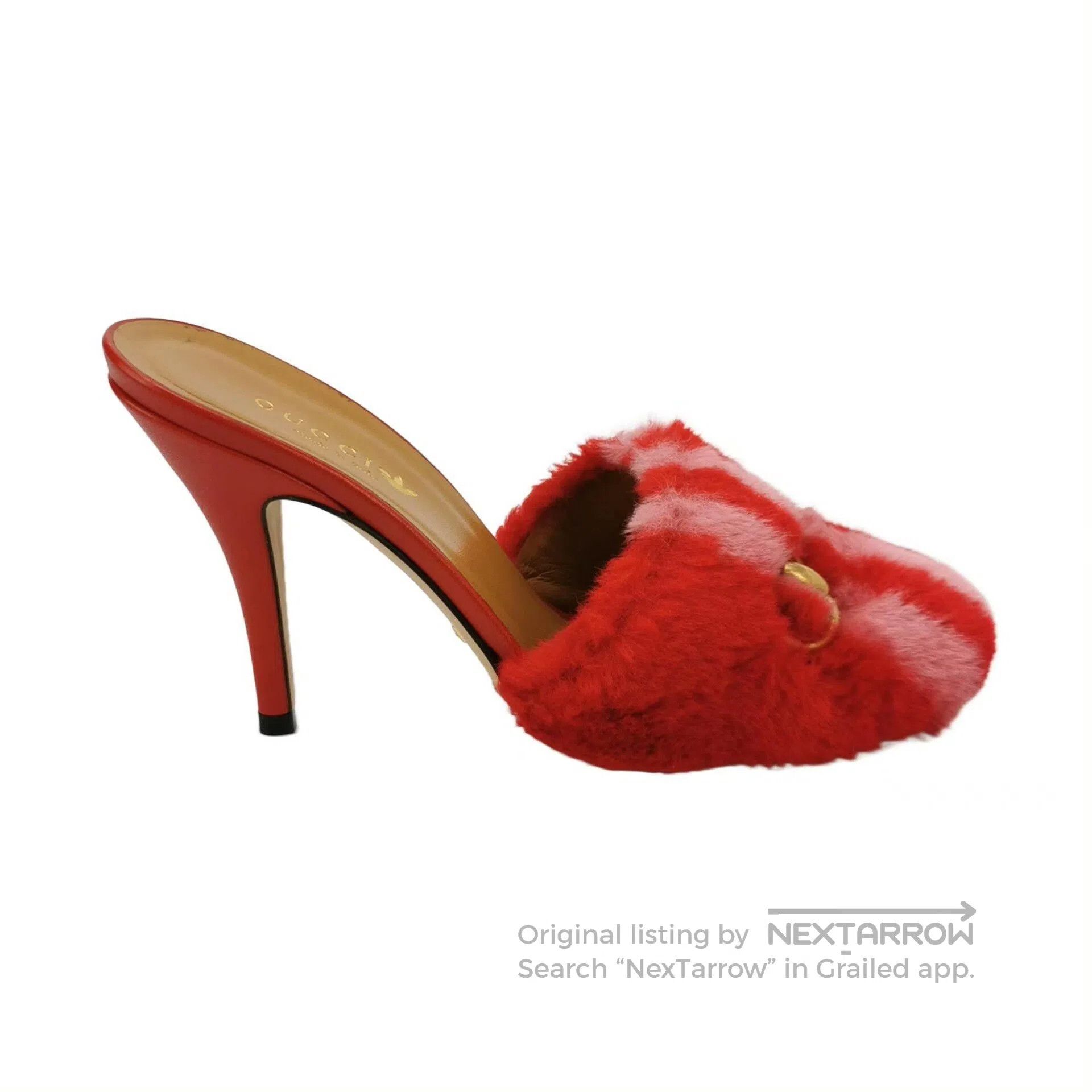 Gucci Gucci x Adidas Fuzzy Slippers. Size US 7 / IT 37 - 1 Thumbnail
