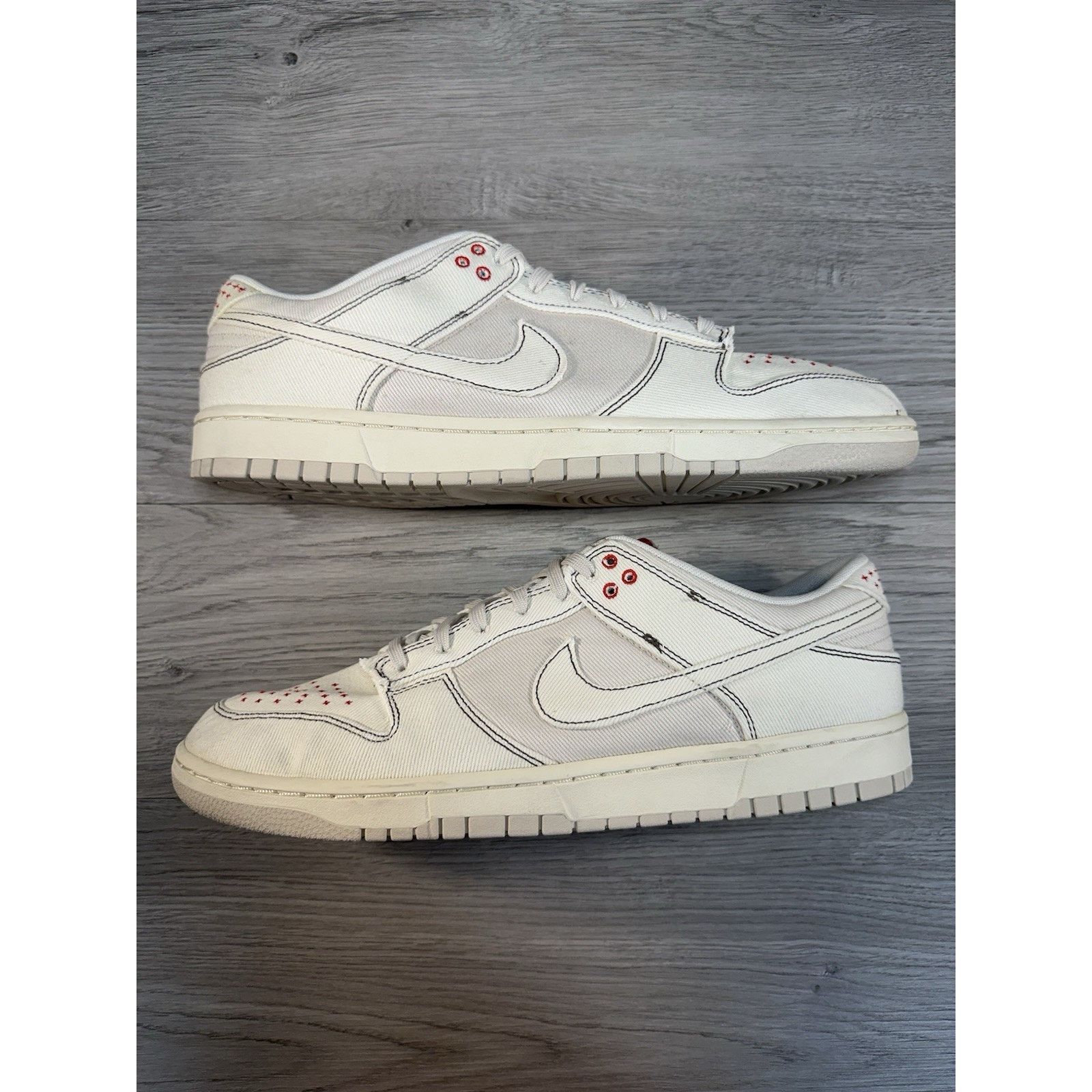 Nike Nike Dunk Low Sashiko - Light Orewood Brown - Size 14 Size US 14 / EU 47 - 2 Thumbnail