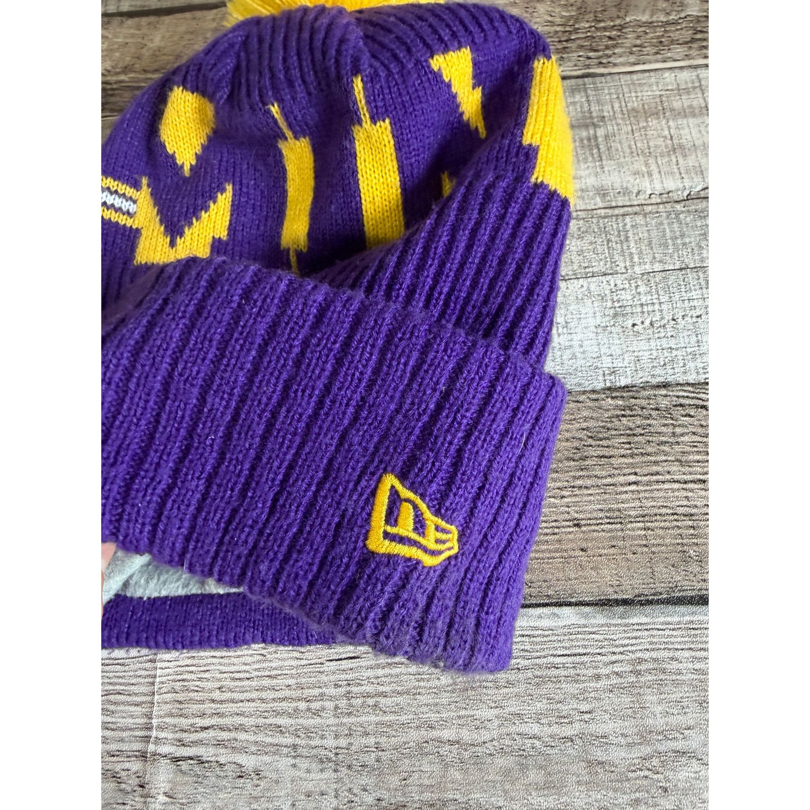 New Era Minnesota Vikings New Era NFL Football Winter Hat/Beanie Size ONE SIZE - 3 Thumbnail