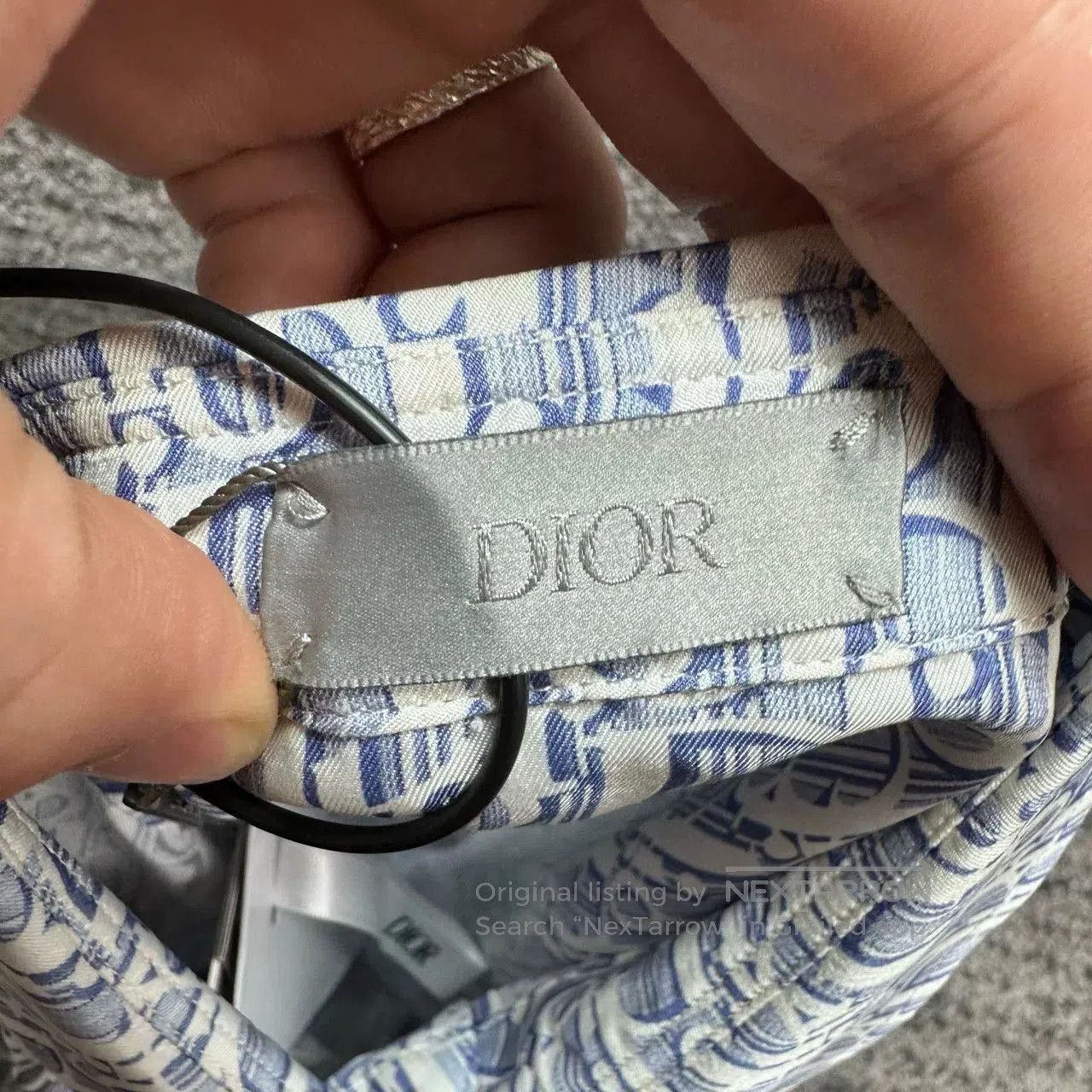 Dior DIOR New Logo Silk Monogram Shirt. Size US M / EU 48-50 / 2 - 3 Thumbnail