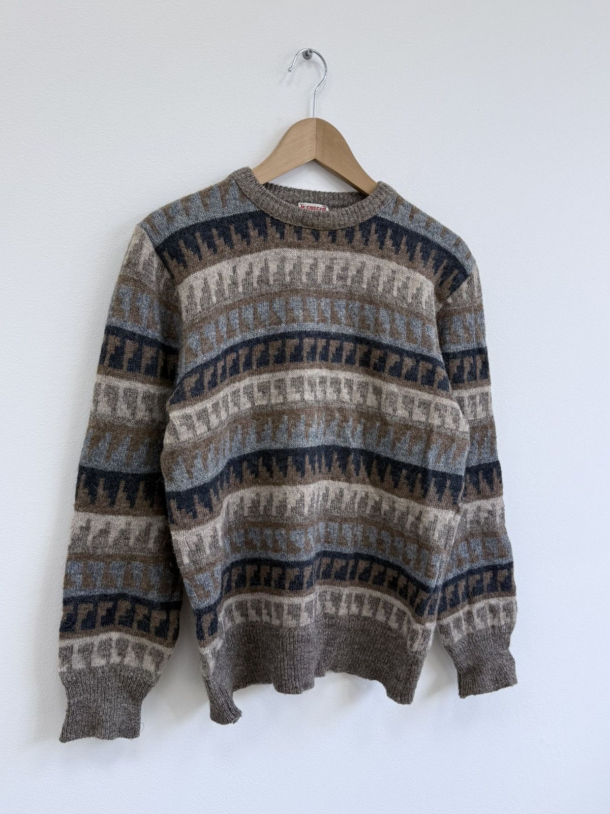 McGregor Vintage 70s McGregor Wool Alpaca Curt Cobain Style Sweater Size US M / EU 48-50 / 2 - 2 Thumbnail