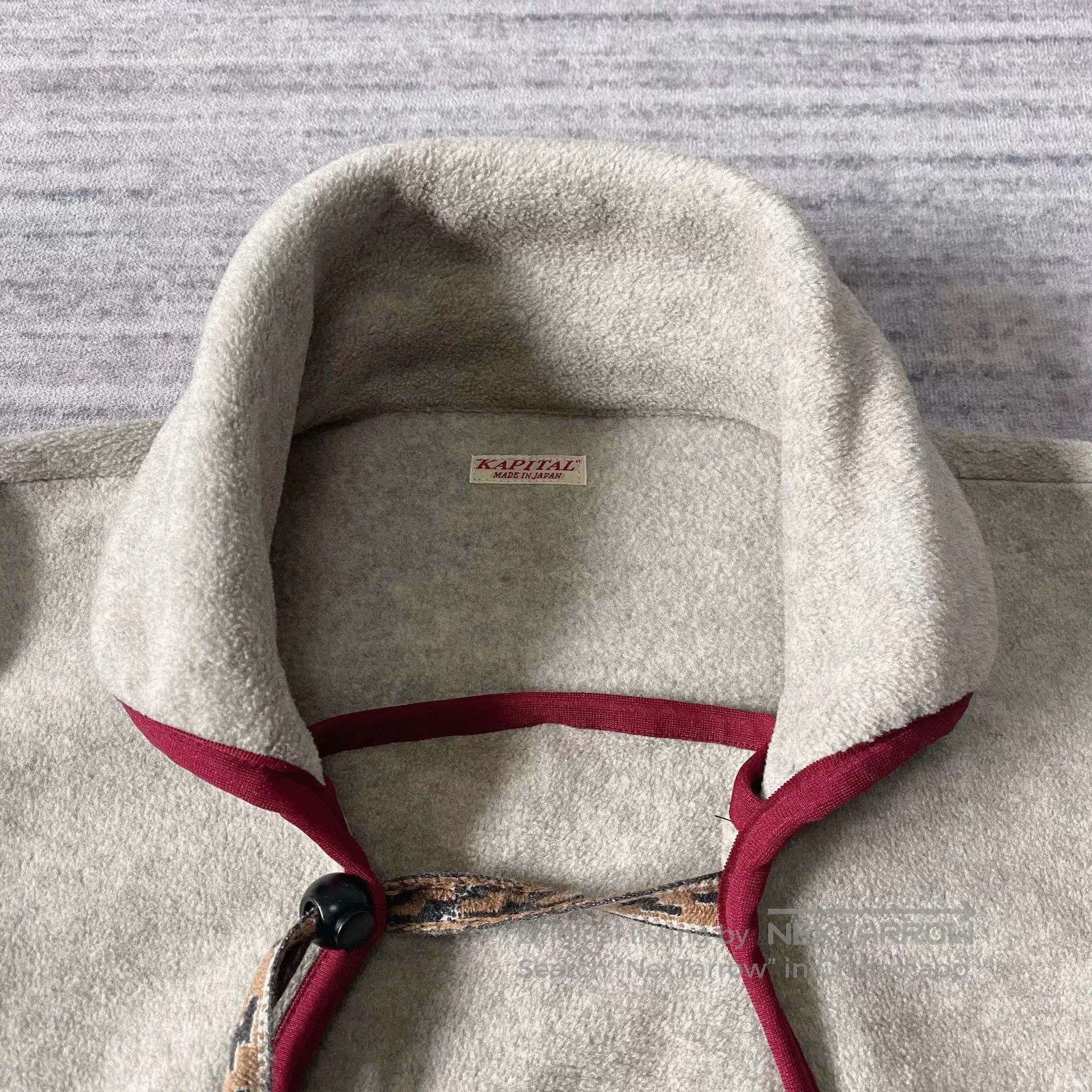 Kapital Kapital Fleece Hoodie with Red Details. Size US M / EU 48-50 / 2 - 4 Thumbnail