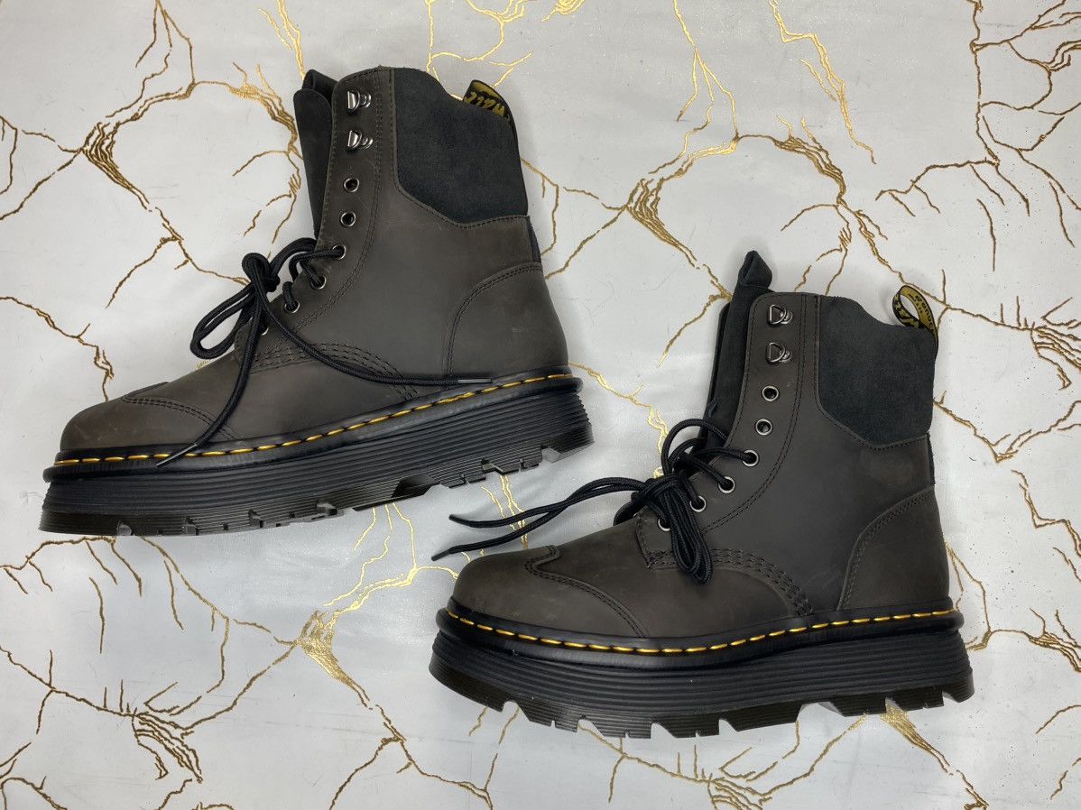 Dr. Martens DR. MARTENS ZEBZAG 8 TIES BURNISH WAXY BOOTS US10 UK8 EU42 Size US 9.5 / EU 42-43 - 5 Thumbnail