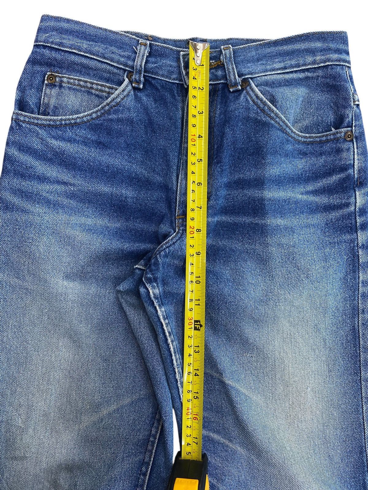 Lee Vintage Lee Brand Blues Wash Patchwork Loose Jeans Size US 28 / EU 44 - 11 Thumbnail