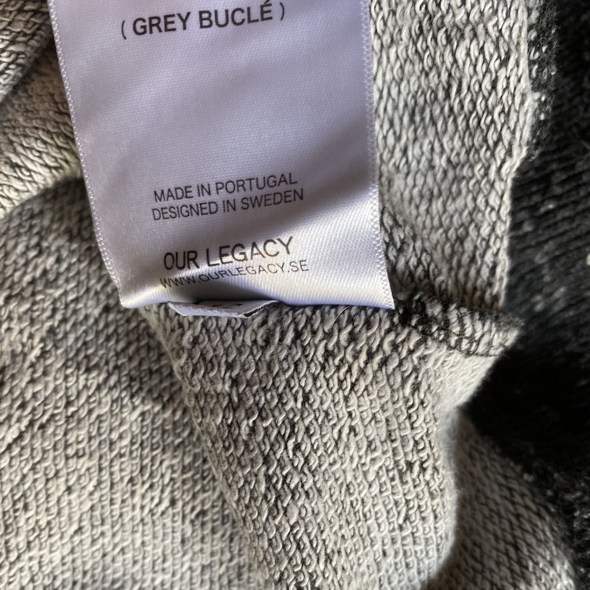 Our Legacy Our Legacy Grey Bucle Sweater Size US L / EU 52-54 / 3 - 7 Thumbnail