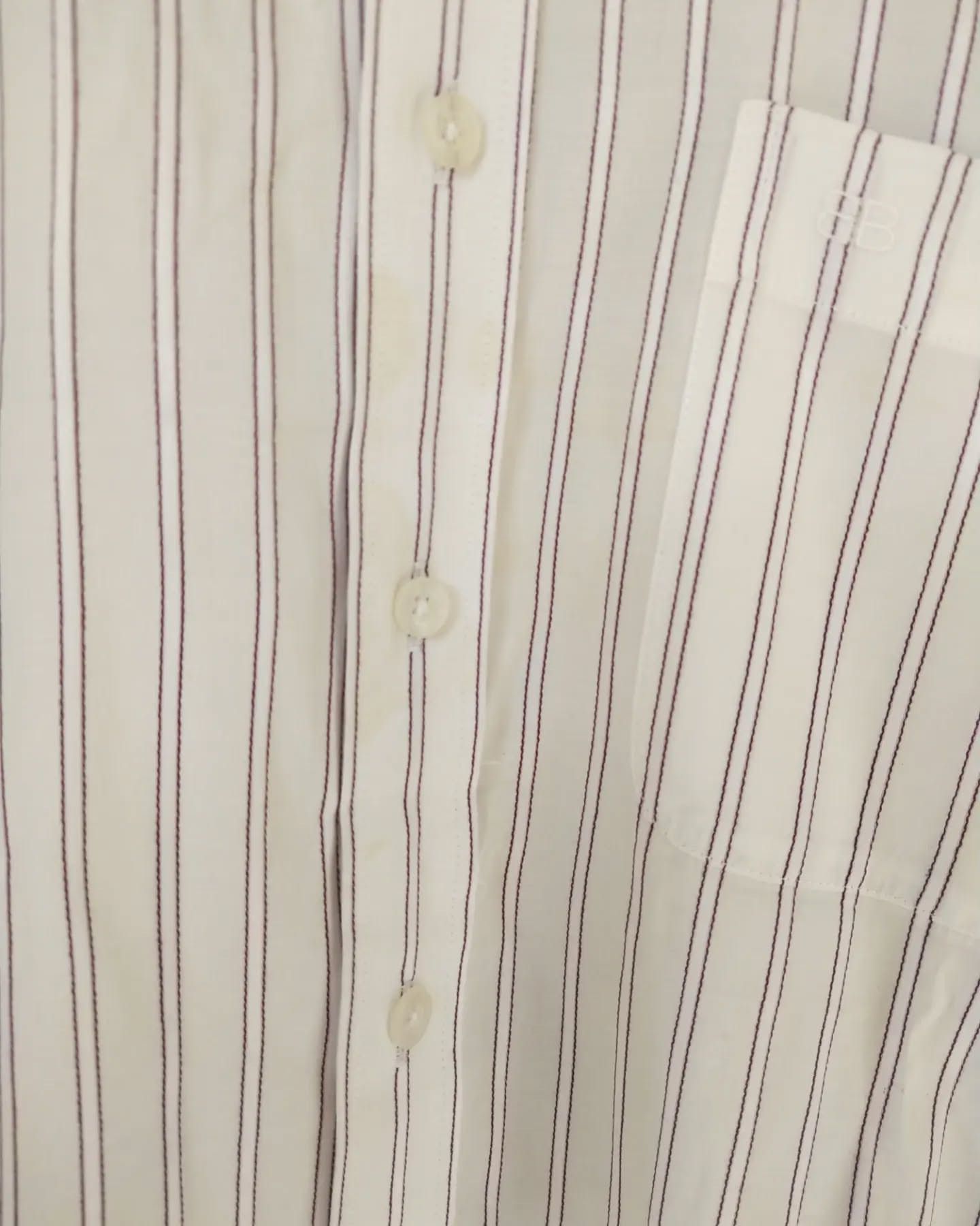 Balenciaga 1990s Vintage Balenciaga Paris Short Sleeve Shirt Size US L / EU 52-54 / 3 - 2 Thumbnail