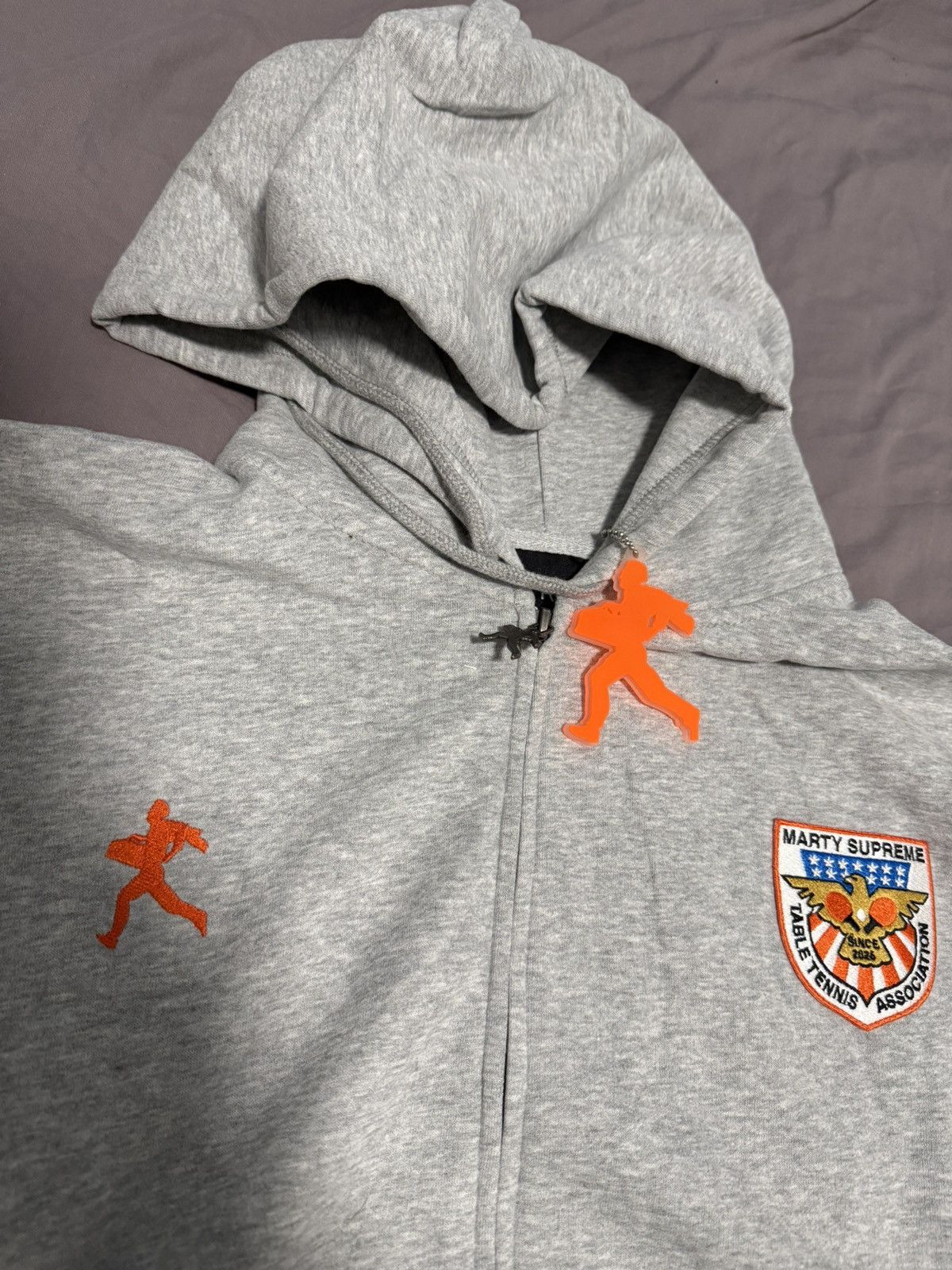 A24 × Nahmias Marty Supreme Nahmias A24 Grey zip hoodie hooded sweatshirt Size US L / EU 52-54 / 3 - 2 Thumbnail