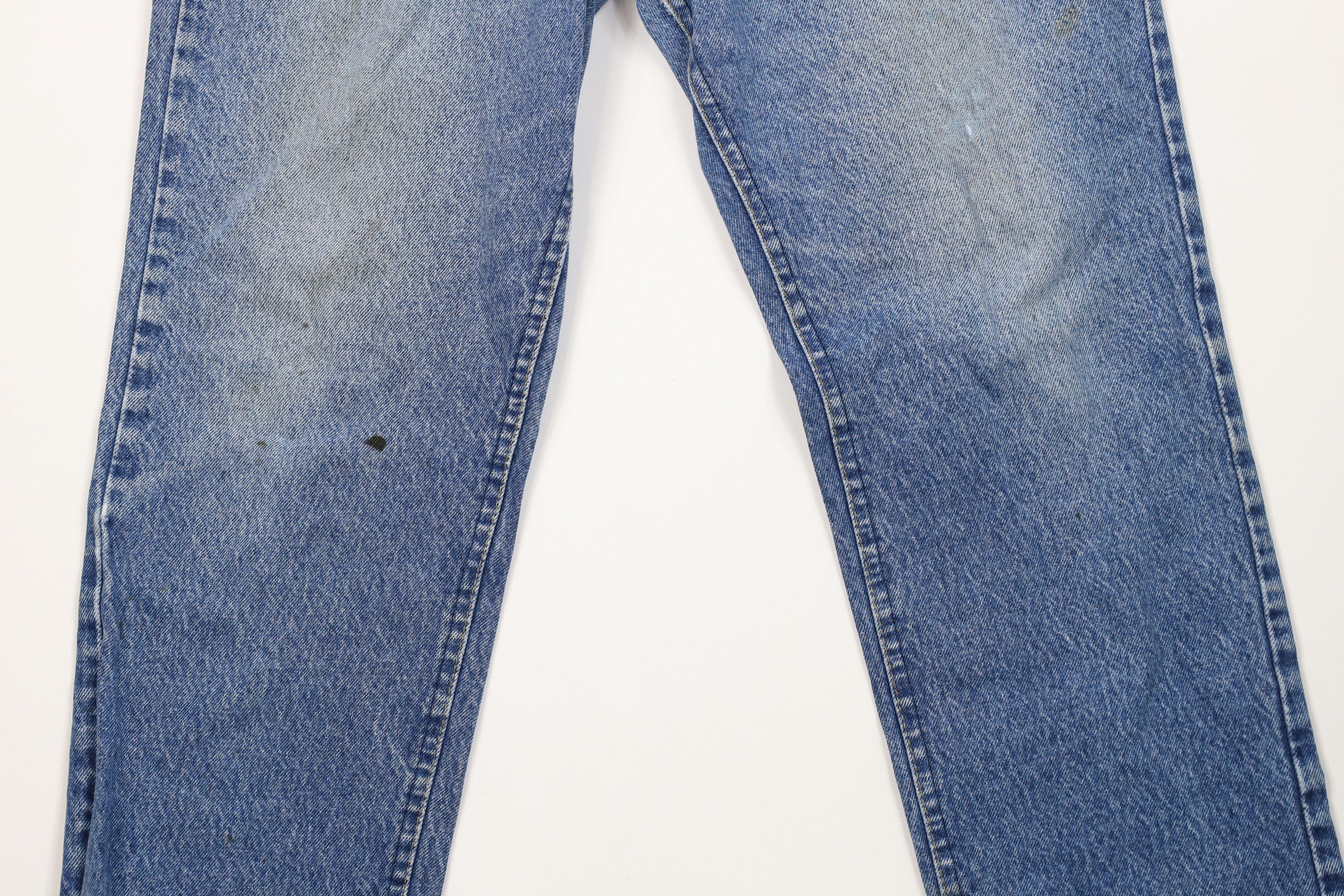 Lee Vintage 90s Lee Straight Leg Denim Jeans Blue Cotton USA Size US 34 / EU 50 - 3 Thumbnail