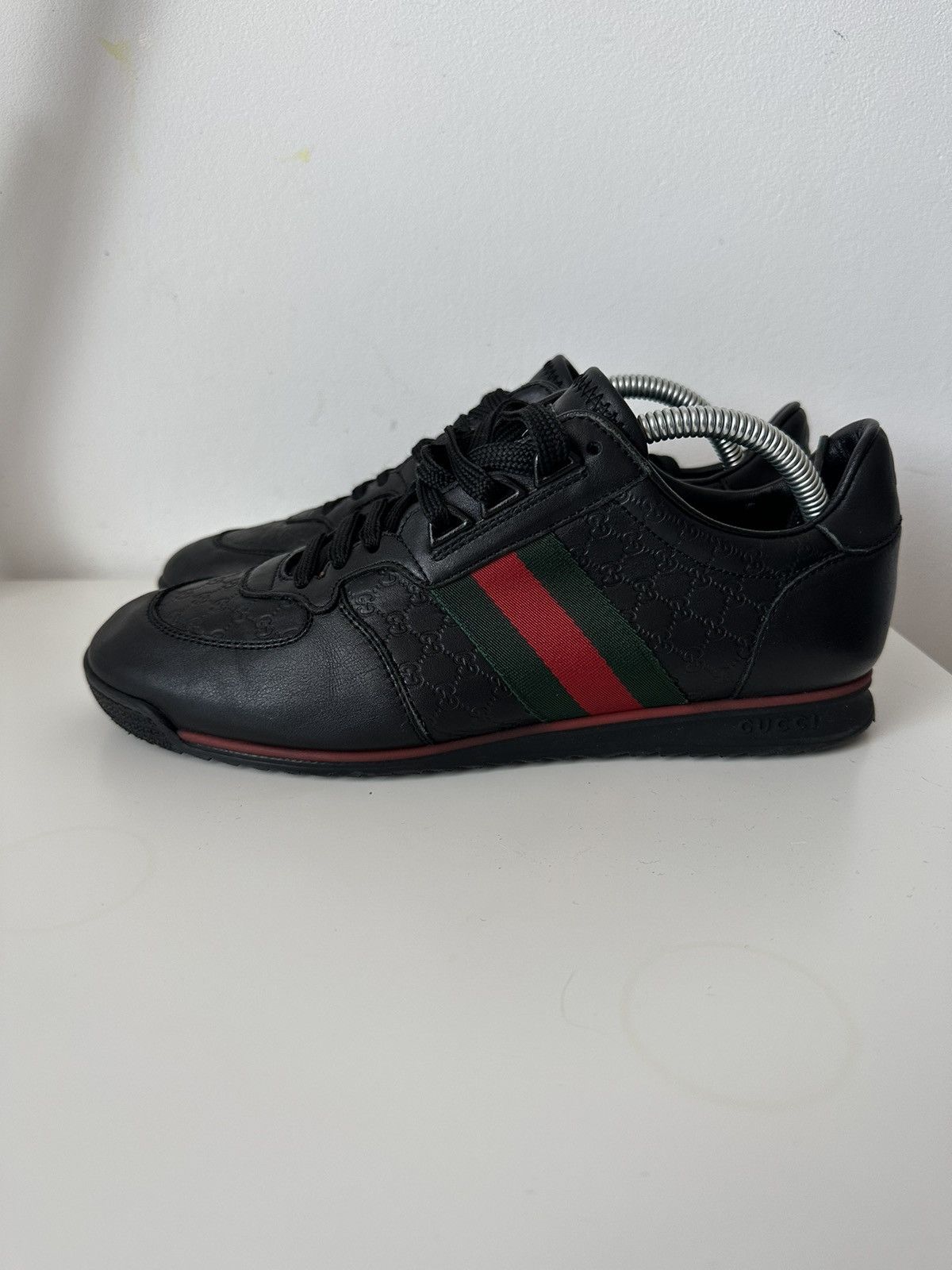 Gucci Gucci micro guccissima SL73 black leather sneakers Size US 7.5 / EU 40-41 - 1 Thumbnail