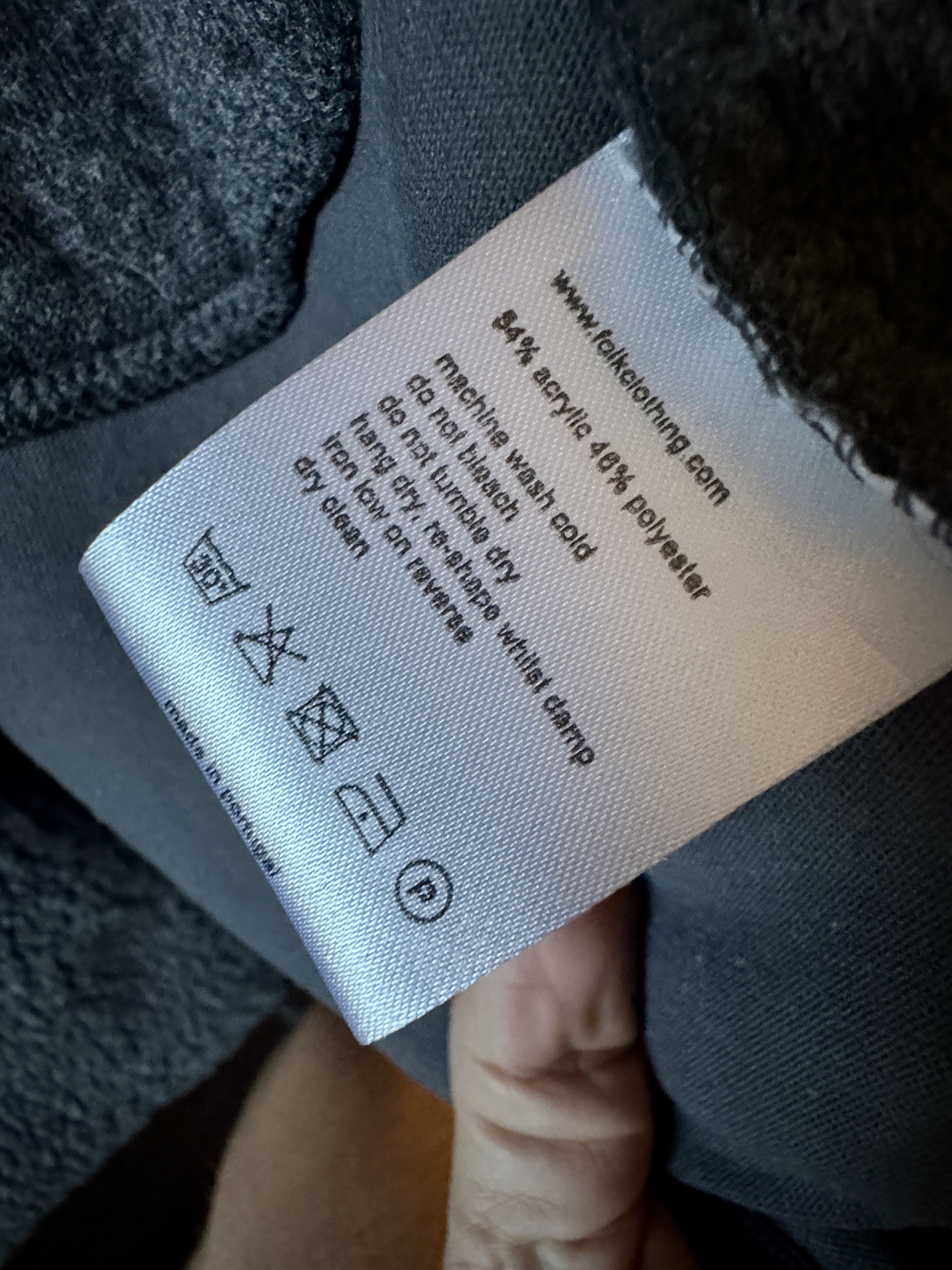 Folk Folk Luxury Grey Fleece Zip Jacket. Size (6) Fits US XL Size US XL / EU 56 / 4 - 7 Thumbnail