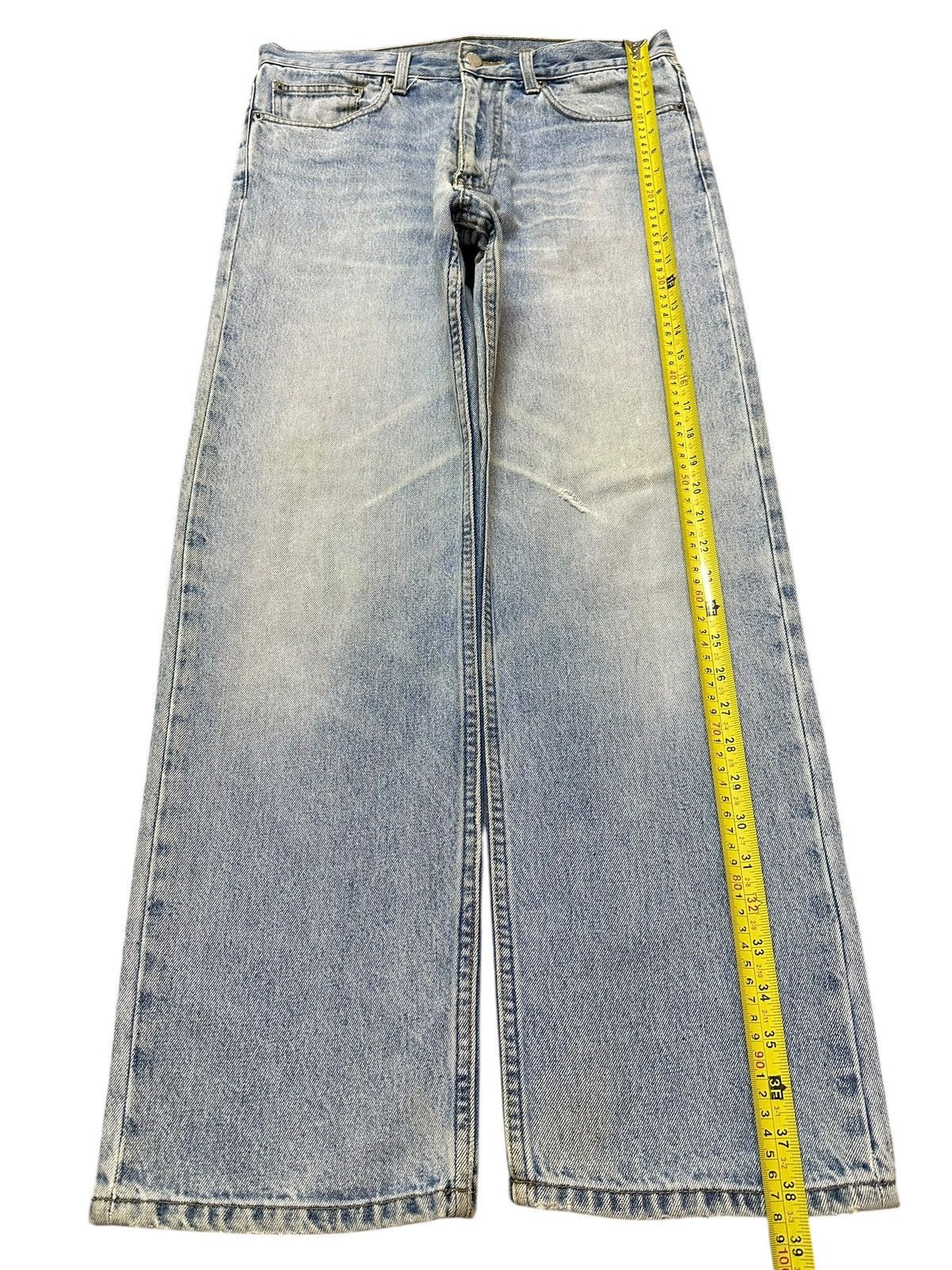 Japanese Brand Vintage Japanese Brand Blue Faded Wash Style Loose Jeans Size US 31 - 12 Thumbnail
