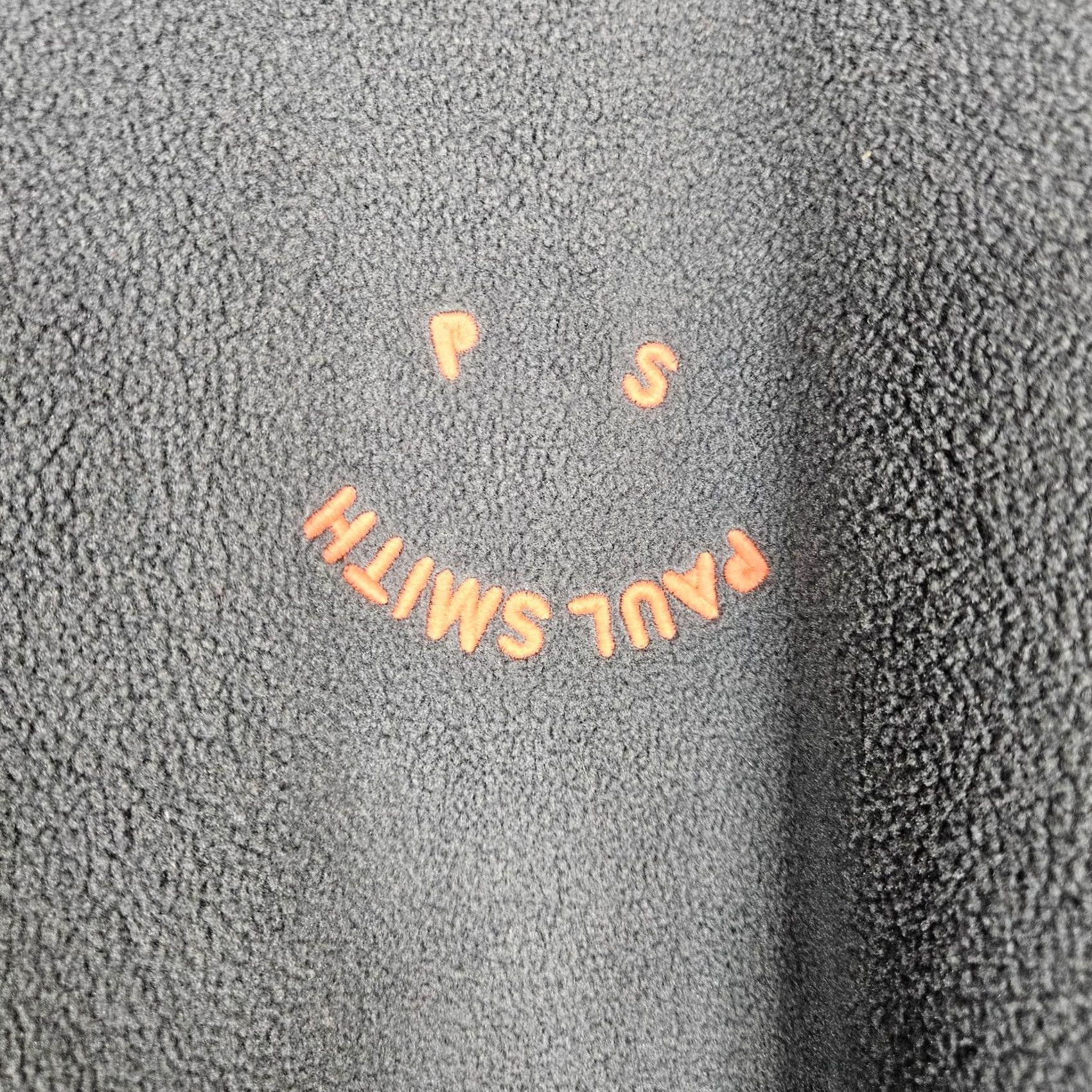 Paul Smith Pauli Smith Men Gray Logo-Print Crew Neck Fleece Sweatshirt L Size US L / EU 52-54 / 3 - 4 Thumbnail