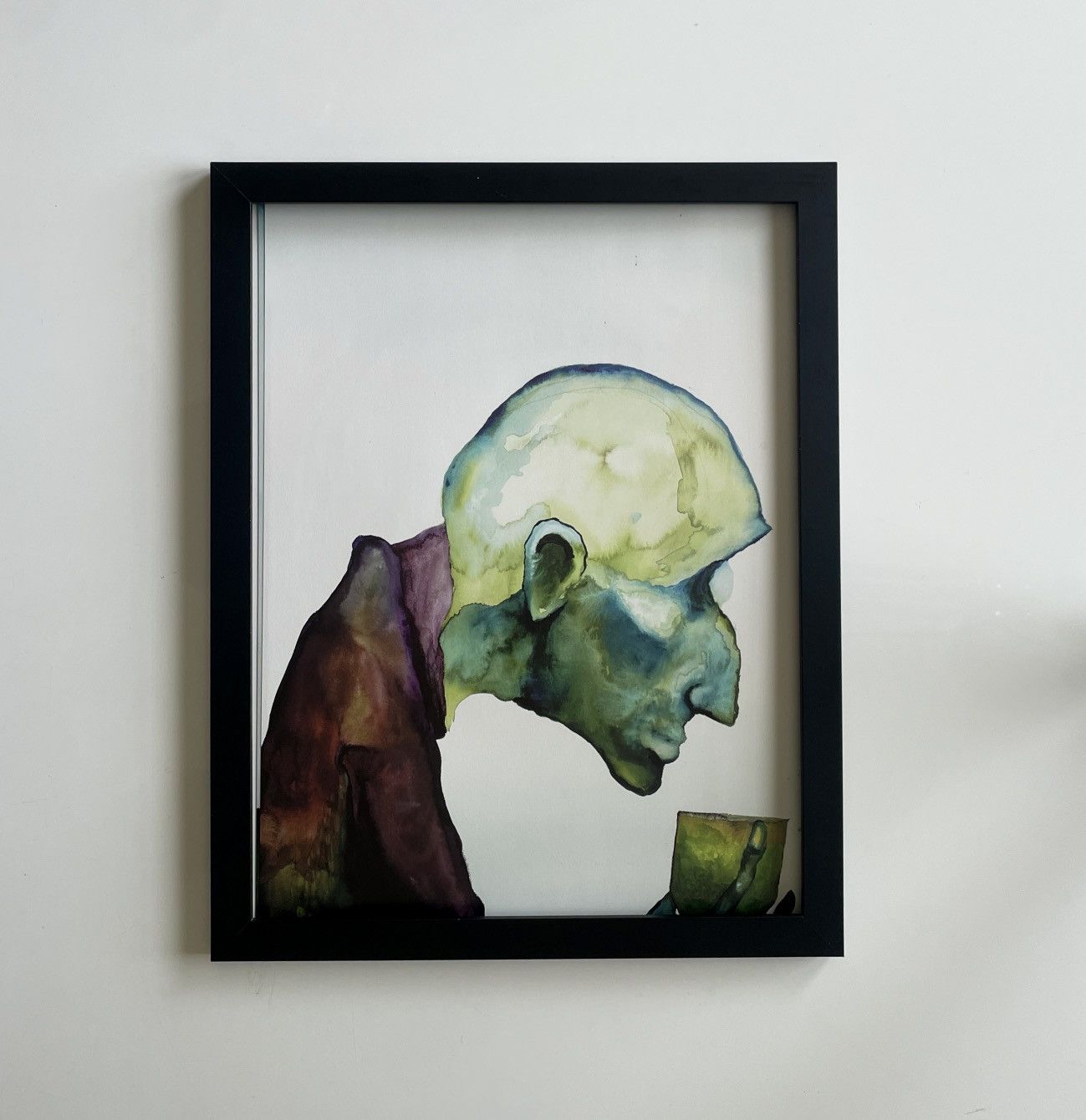 Chrome Hearts Chrome Hearts green man art / painting 9x11 Framed poster Size ONE SIZE - 1 Thumbnail