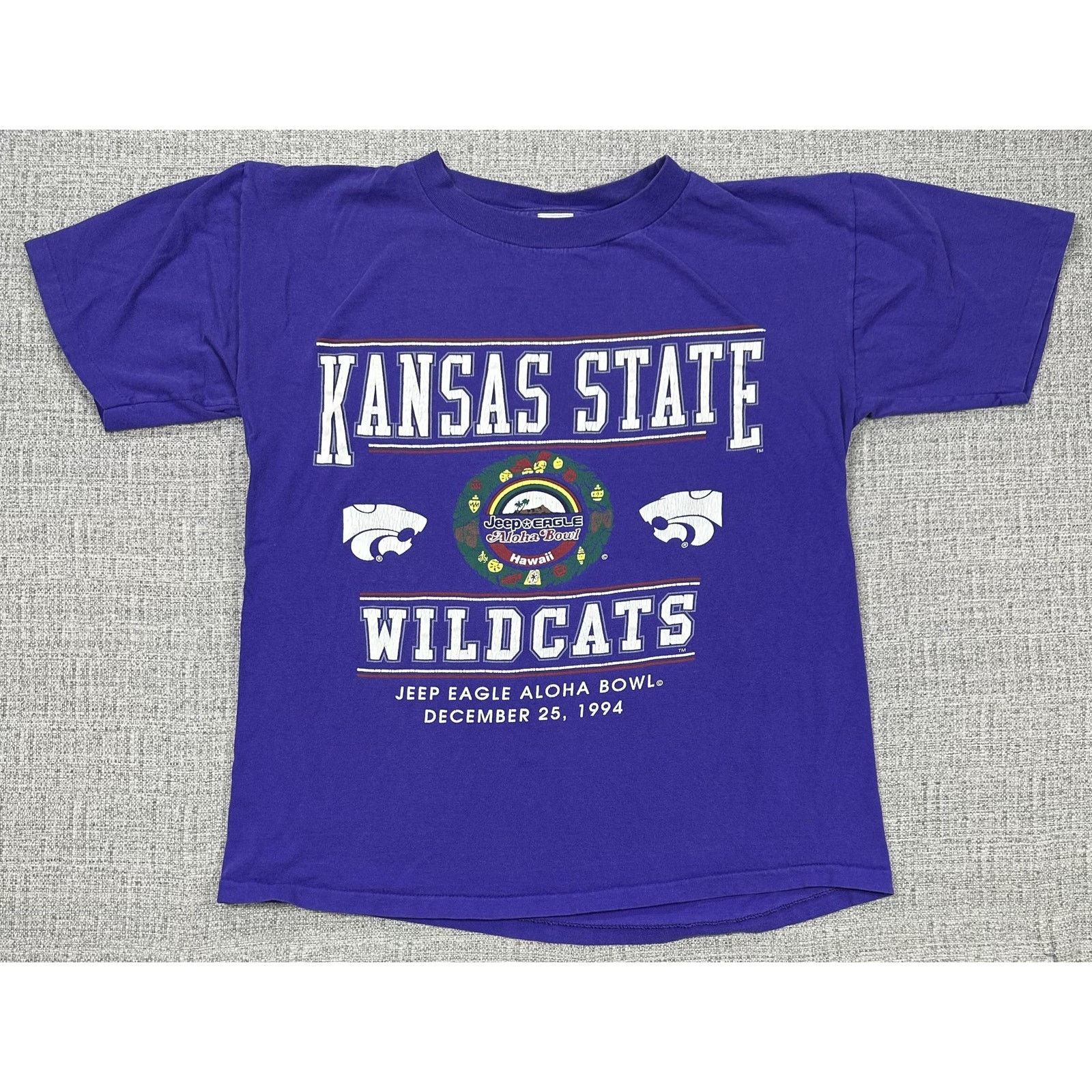 Other Kansas State Wildcats Shirt Sz M Aloha Bowl 1994 Made USA 90 Size US M / EU 48-50 / 2 - 1 Thumbnail