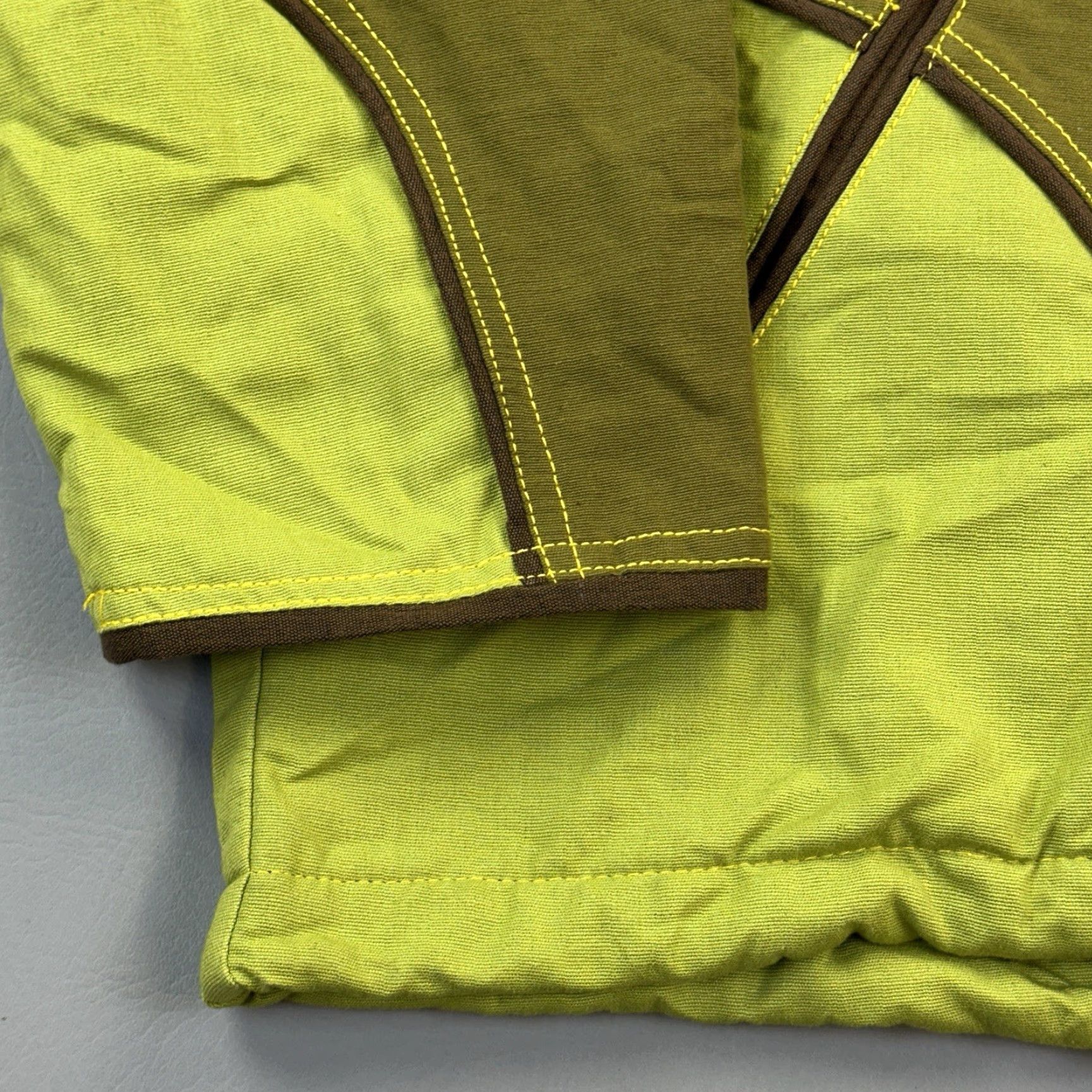 Vintage Vintage Macha MT Jacket Mens XL Green Canvas Full Zip Hooded Lined Nepal Size US XL / EU 56 / 4 - 2 Thumbnail