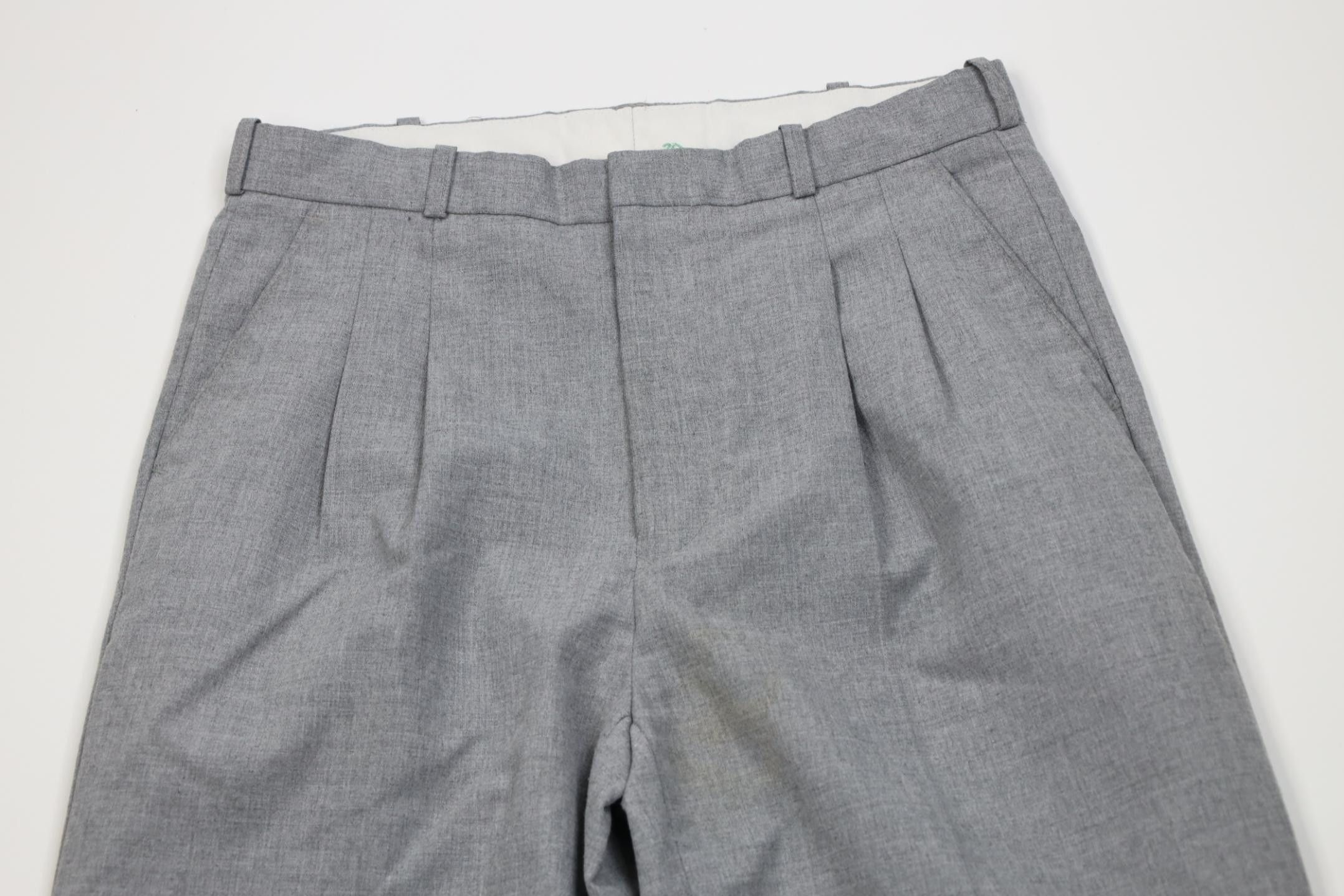 Vintage Vintage 90s Streetwear Rayon Gabardine Blend Chino Pants Size US 30 / EU 46 - 2 Thumbnail