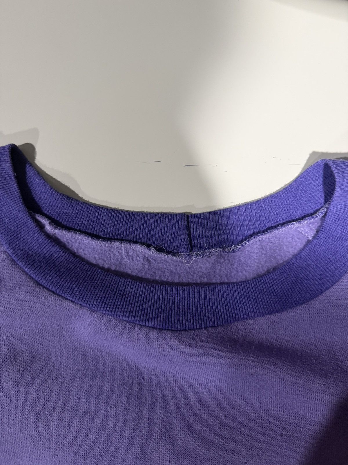 Vintage 1980s Vintage Purple Sun Faded Grunge Boxy Sweatshirt XL Size US XL / EU 56 / 4 - 9 Thumbnail