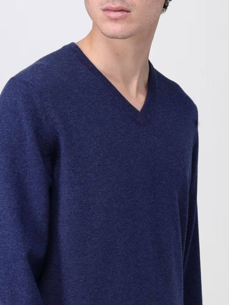 Brunello Cucinelli o1w1db10425 Cashmere Sweater in Dark Blue Size US M / EU 48-50 / 2 - 5 Thumbnail