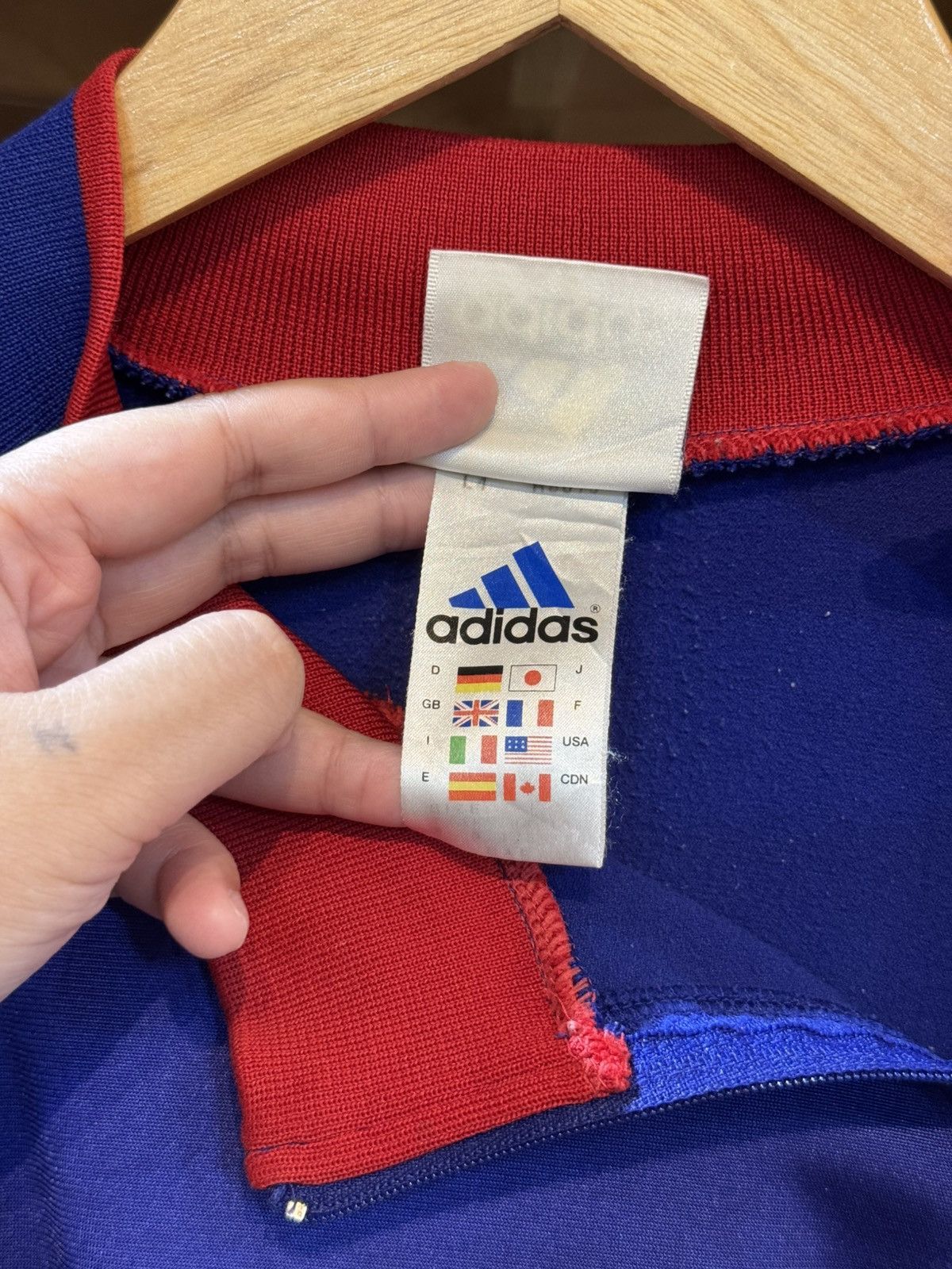 Adidas × Vintage Vintage JFA 2000-01 Adidas Football Training Jumper Size US L / EU 52-54 / 3 - 9 Thumbnail