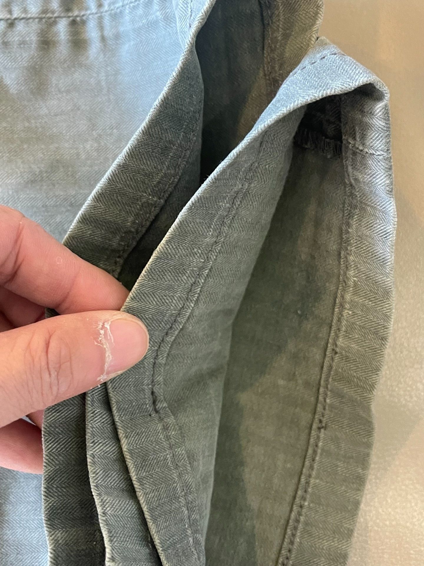 RRL Ralph Lauren RRL Herringbone Loose Casual Pants Size US 26 / EU 42 - 6 Thumbnail