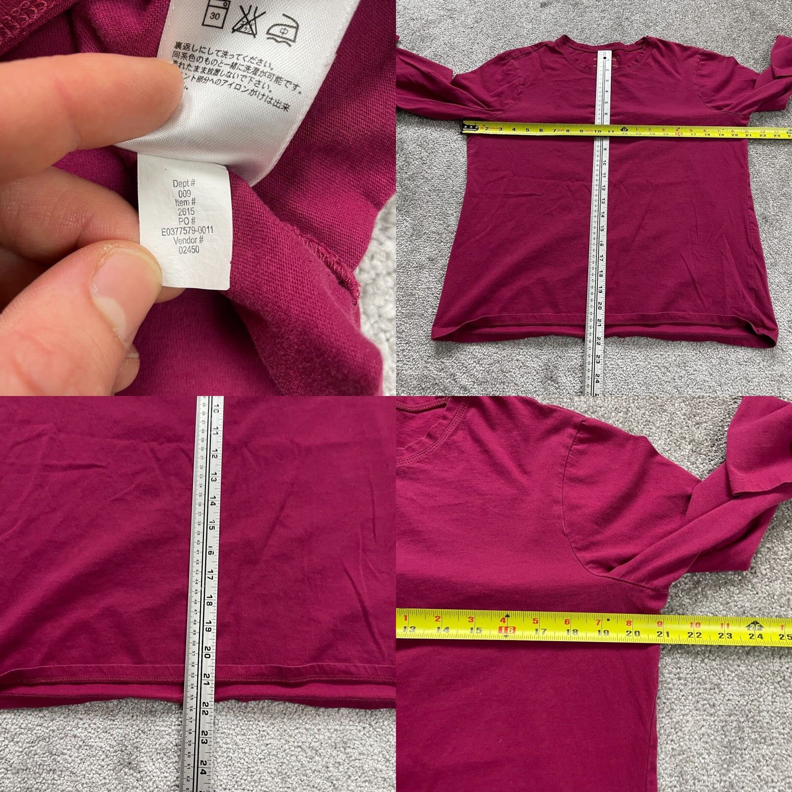 Eddie Bauer Eddie Bauer Shirt Women L Red Round Neck Cotton Long Sleeve Basic Casual Regular Fit Size L / US 10 / IT 46 - 8 Thumbnail