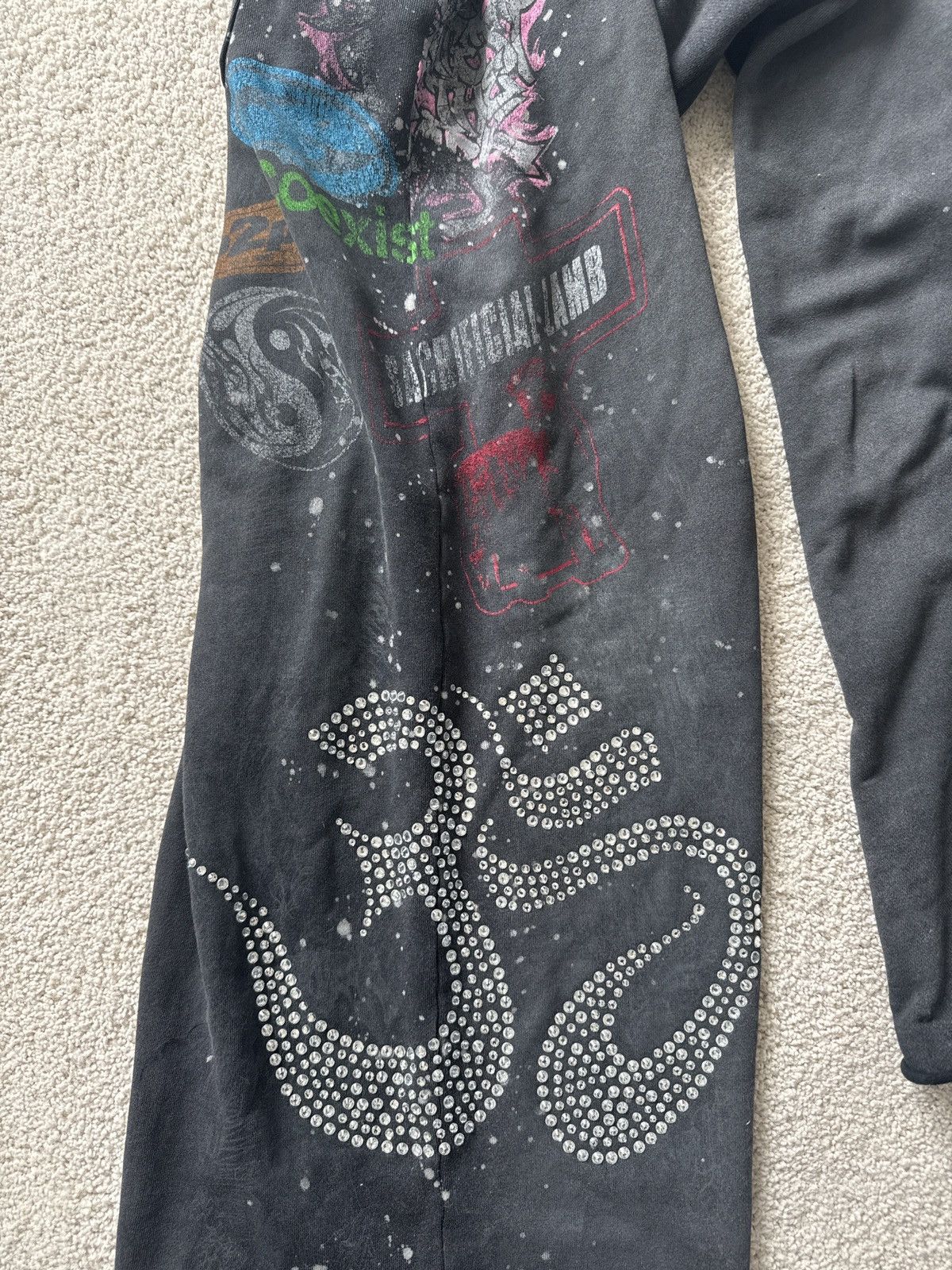 HELLSTAR Hellstar Graffiti Sweatpants *RARE* Size US 32 / EU 48 - 2 Thumbnail
