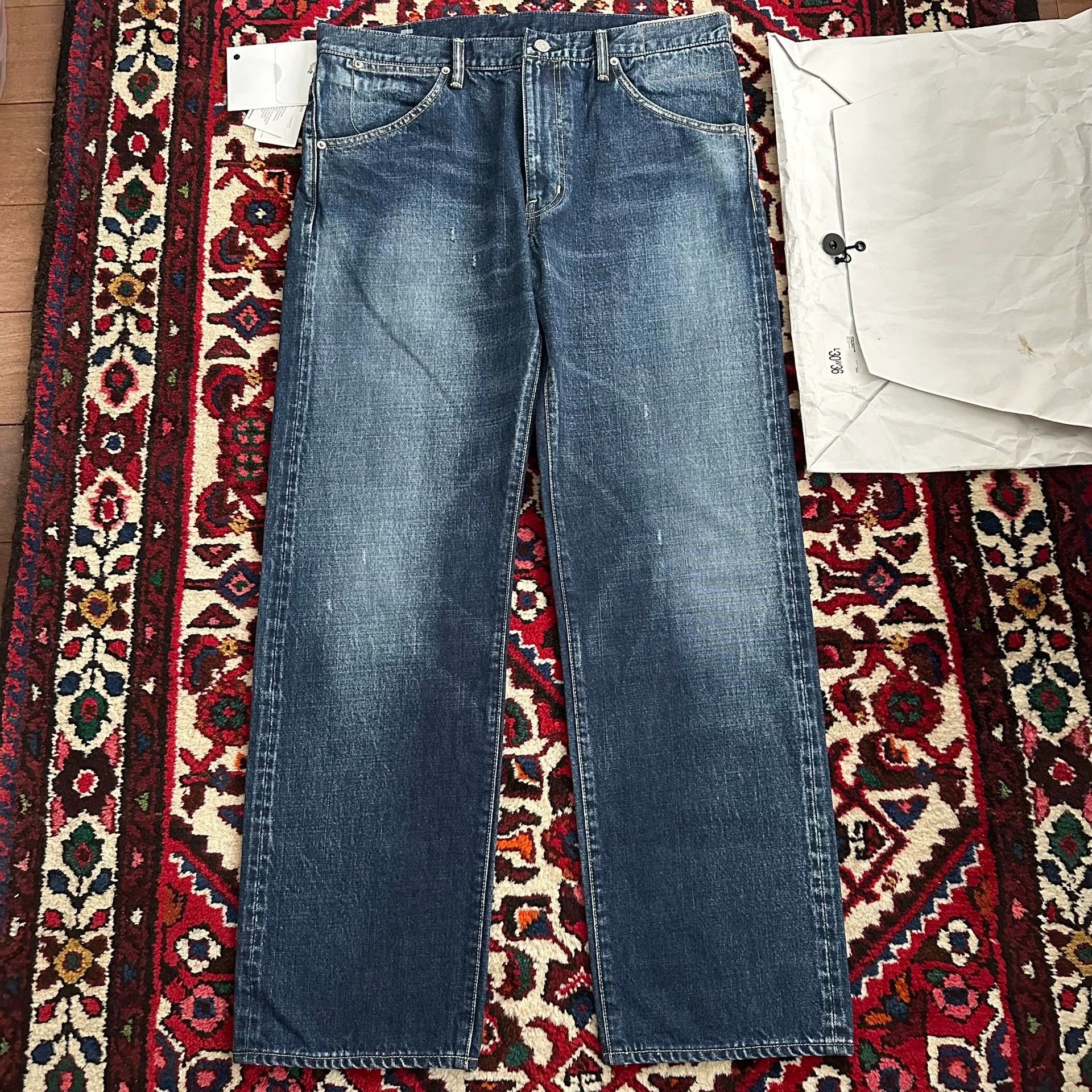 visvim 21ss aw 18D5 washed denim w36l30