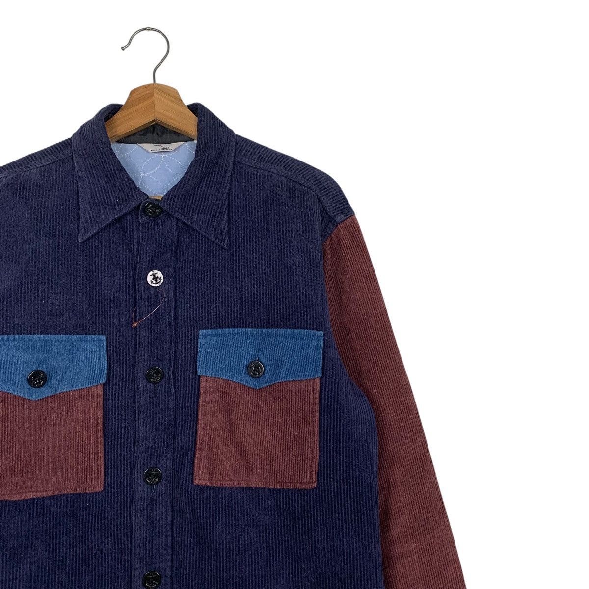 Japanese Brand Wash N Make Multicolor Corduroy Jacket Size US M / EU 48-50 / 2 - 5 Thumbnail