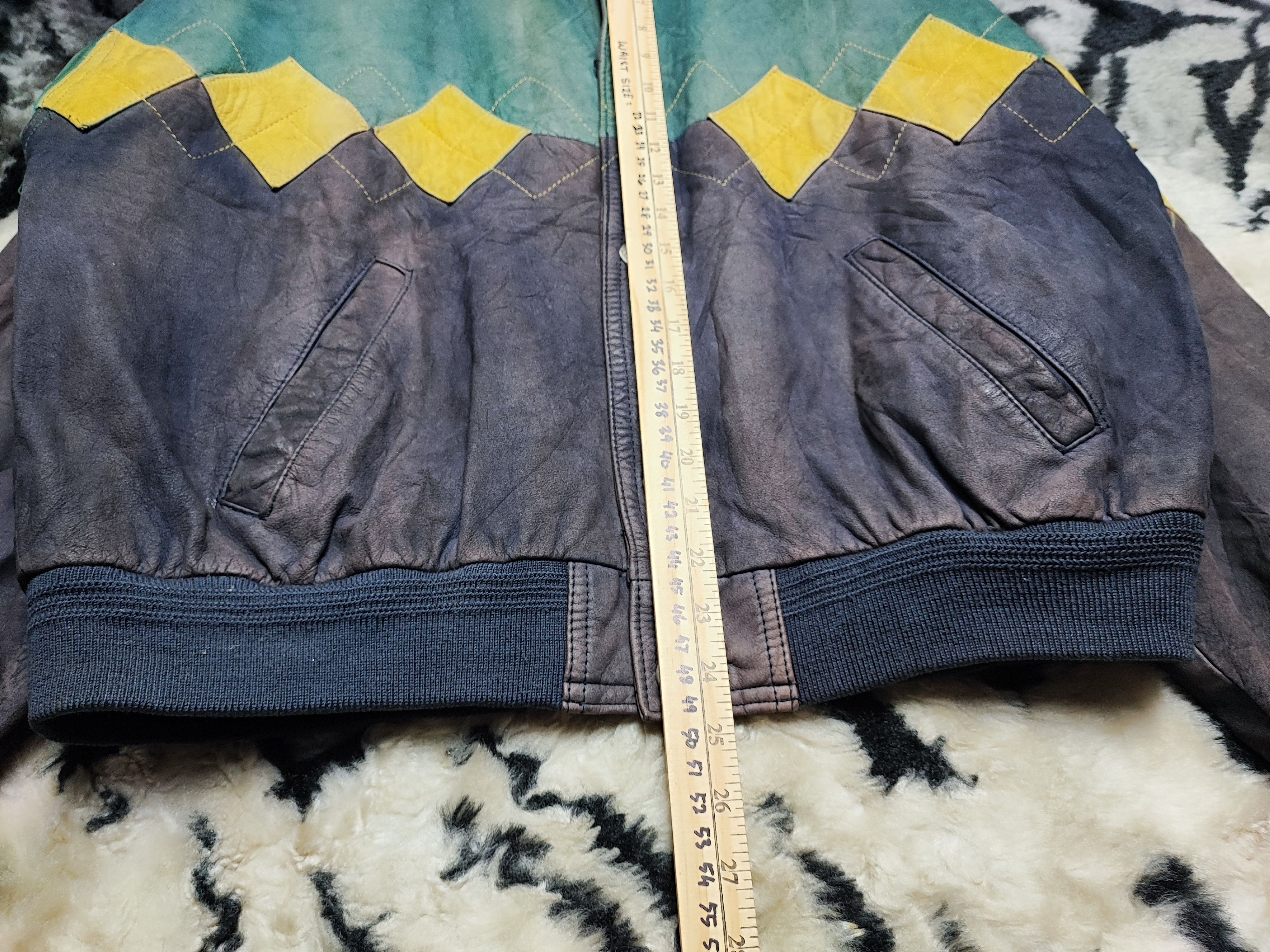 Genuine Leather Vintage 80's "Echtes Leder" Genuine Leather Motorcycle Biker Size US L / EU 52-54 / 3 - 8 Thumbnail