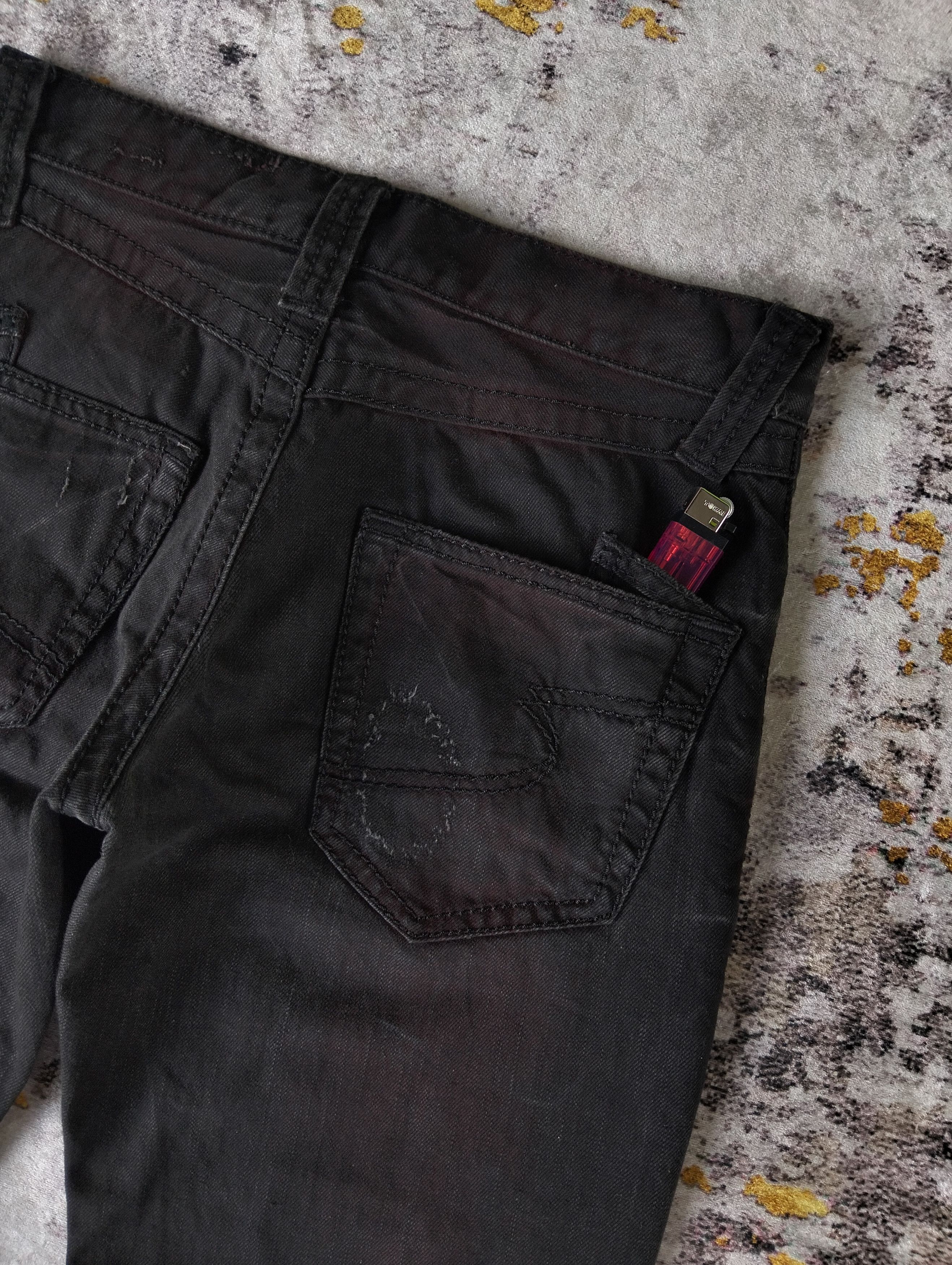 semanticdesign Semantic Design Japan Flared Bootcut Waxed Spiral Jeans Size US 28 / EU 44 - 9 Thumbnail