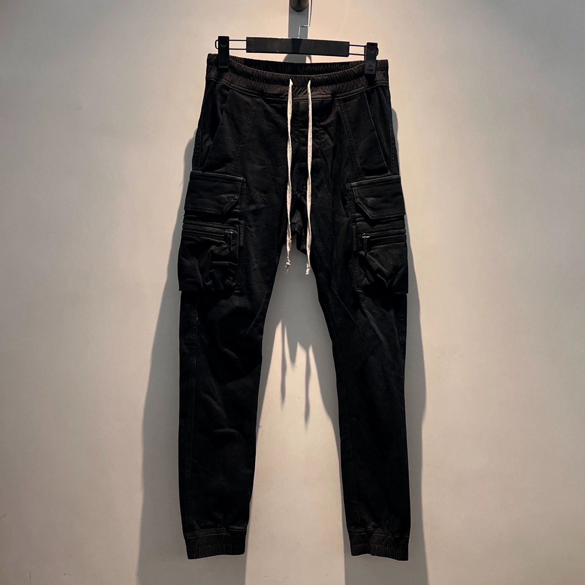 Rick Owens Rick Owens' Mastodon Cargo Waxed Shell Pants Size US 30 / EU 46 - 1 Thumbnail