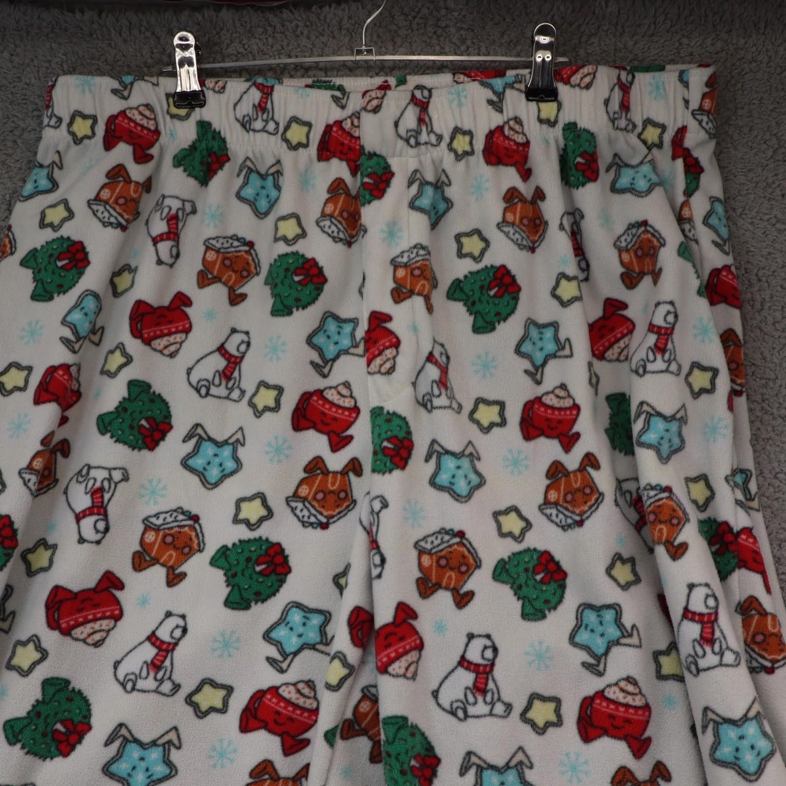Target Basics Christmas Plush Print Sleep Pajama Pants Men XL Wondershop Size ONE SIZE - 2 Thumbnail