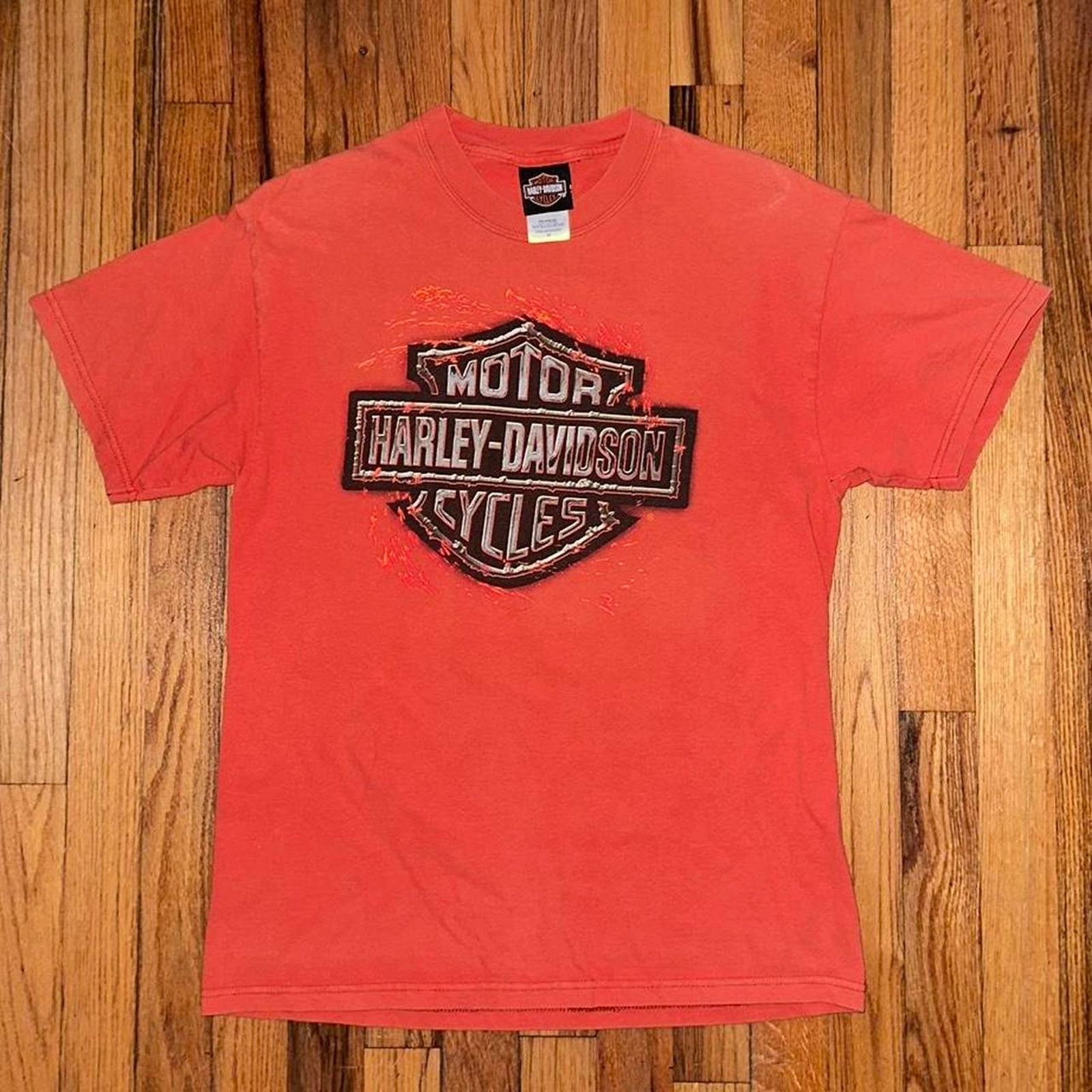 Harley Davidson Vintage 2003 Harley Davidson Motorcycle Sheltons Durham NC M Size US M / EU 48-50 / 2 - 3 Thumbnail