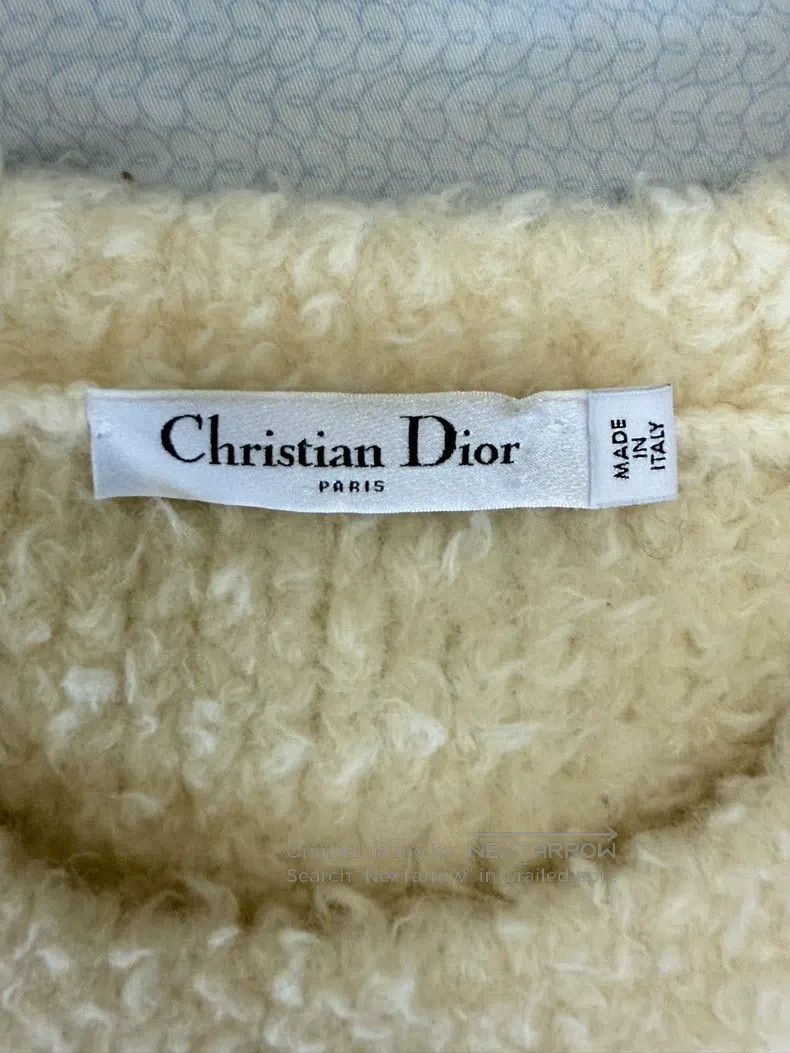 Dior Dior Milky white lamb wool vest Size XS / US 0-2 / IT 36-38 - 6 Thumbnail