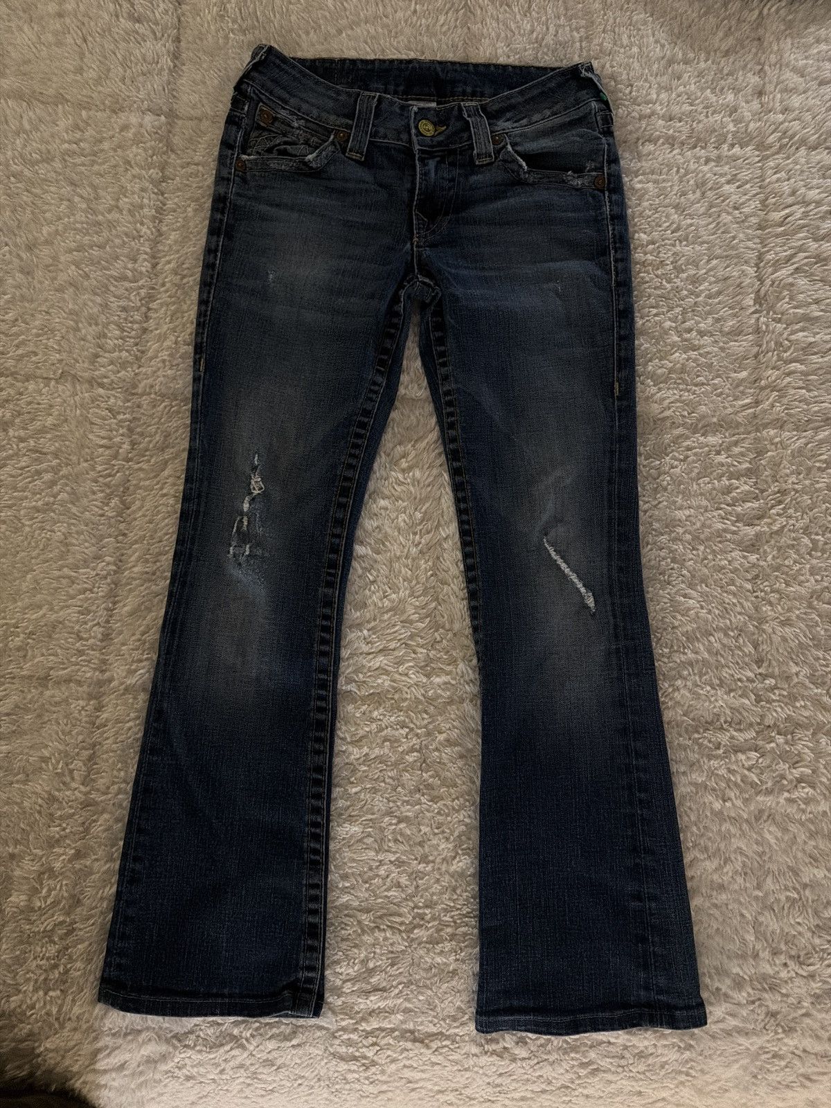 True Religion distressed true religion boot cut denim Size 29" - 3 Thumbnail